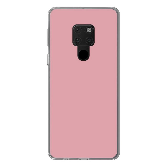 MuchoWow Handyhülle Rosa - Farben - Innenraum - Einfarbig - Farbe Phone Case Handyhülle Huawei Mate 20 Silikon Schutzhülle