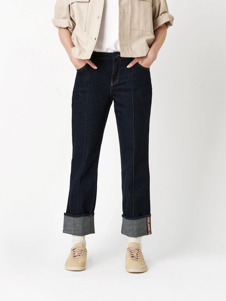 ROSNER Straight-Jeans Masha_152 (1-tlg) mit umgeschlagenen Säumen