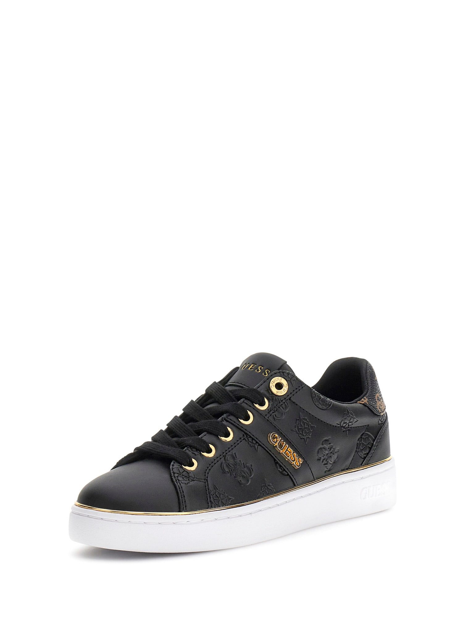Guess Guess Damen Schnürschuh - FLFBTZ FAL12 BLACK in schwarz Schnürschuh