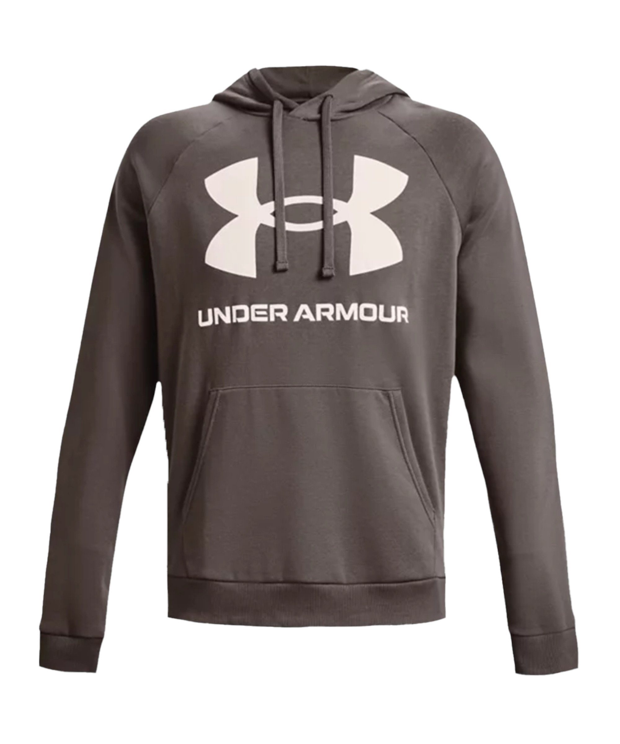 Under Armour® Lauftop Under Armour Rival Fleece Big Logo Hoody Kapuze_Kordelzug