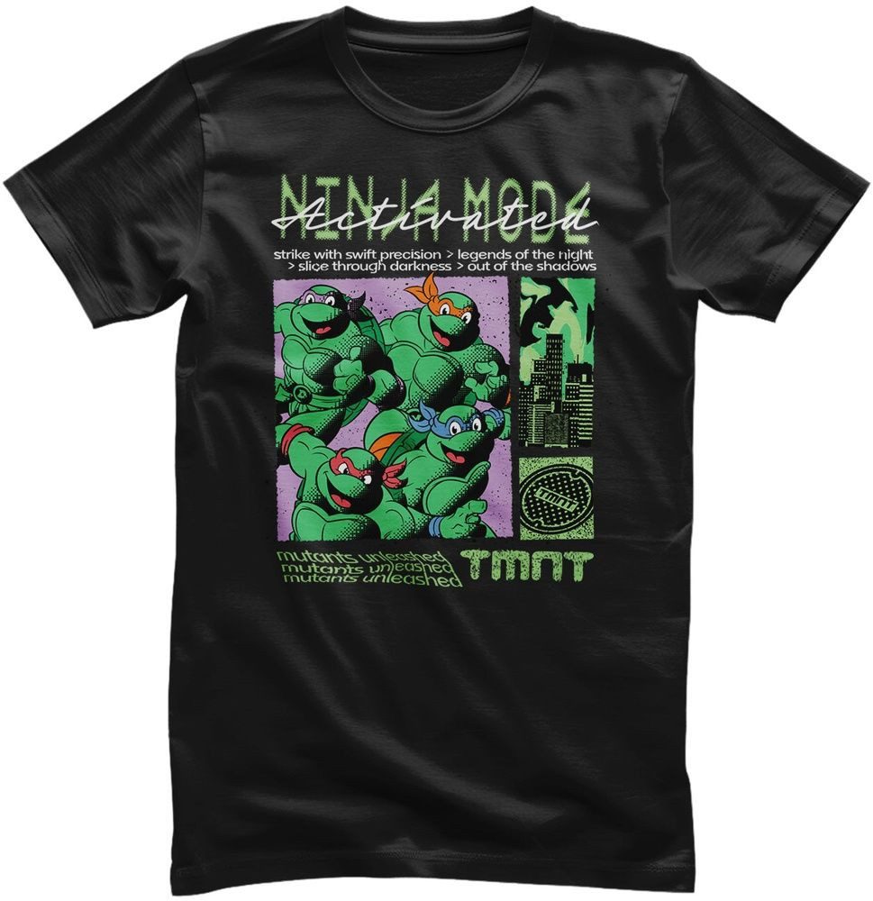 Teenage Mutant Ninja Turtles T-Shirt Ninja Mode Activated T-Shirt