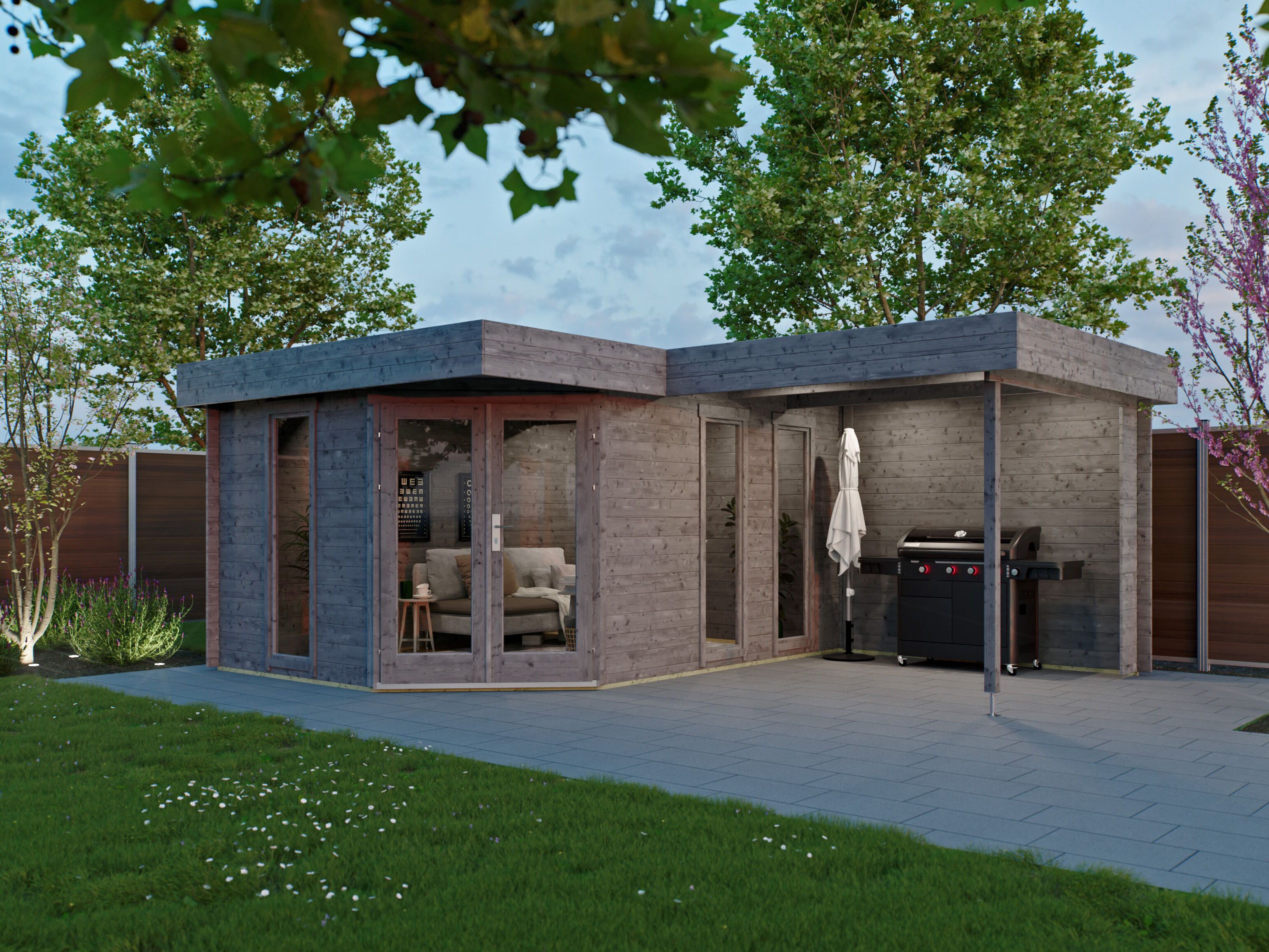 Fjordholz Gartenhaus Miro 28