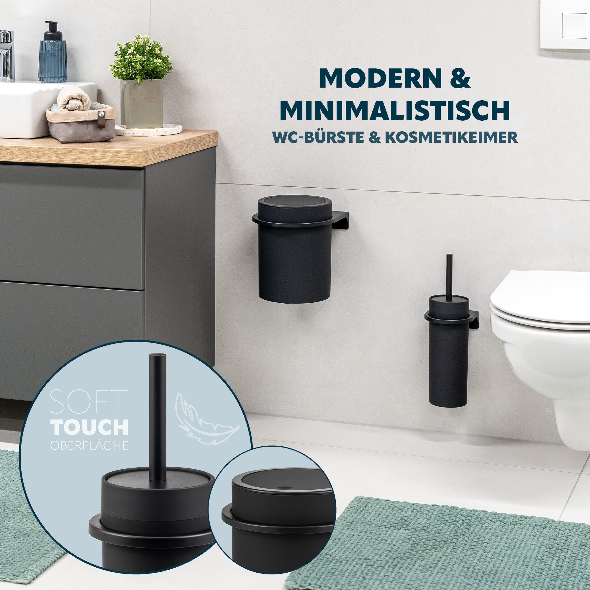 bremermann Badaccessoire-Set 2tlg. Bad-Set SAVONA Softtouch günstig online kaufen