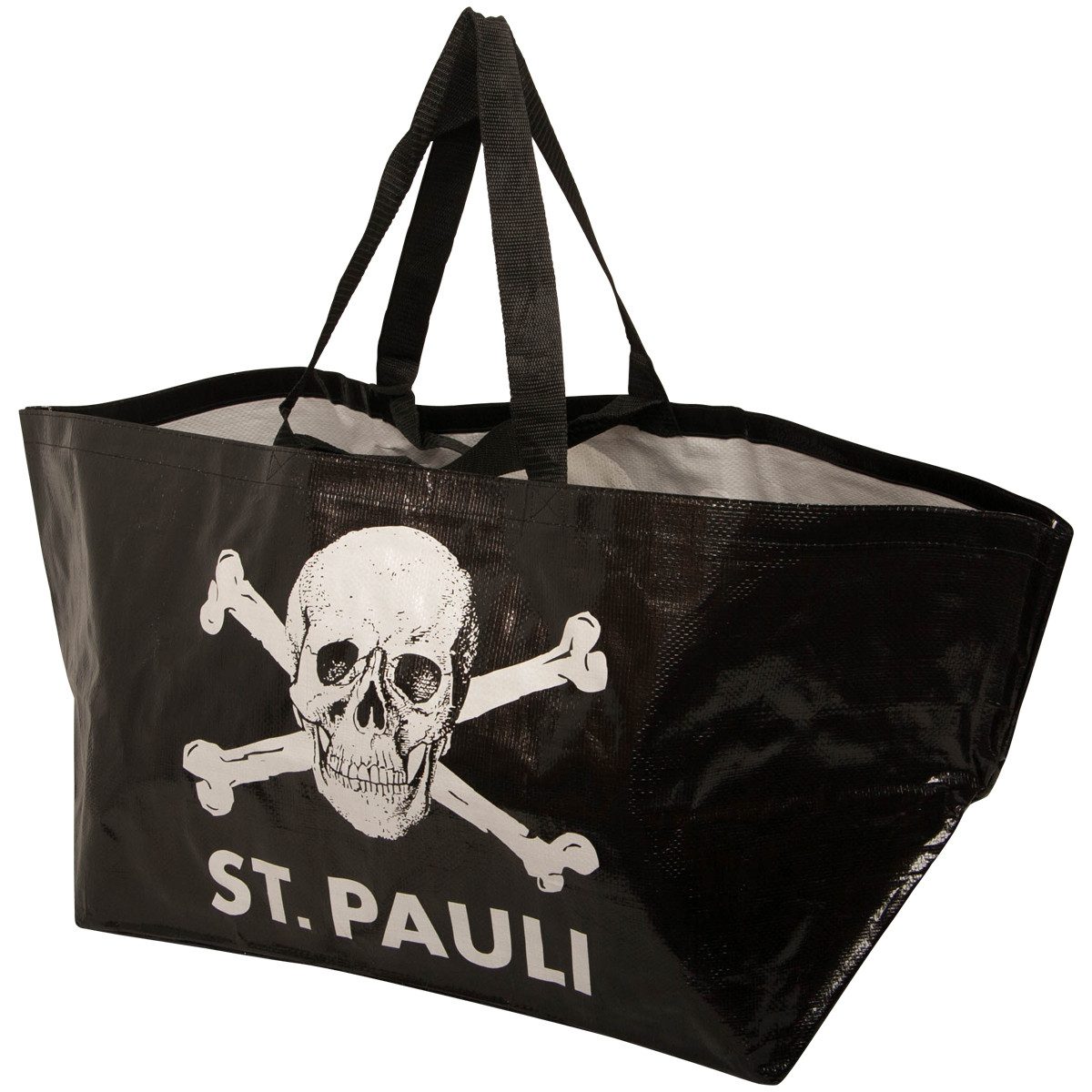 FC St. Pauli Tragetasche FC St. Pauli - Große Einkaufstasche Totenkopf - schwarz