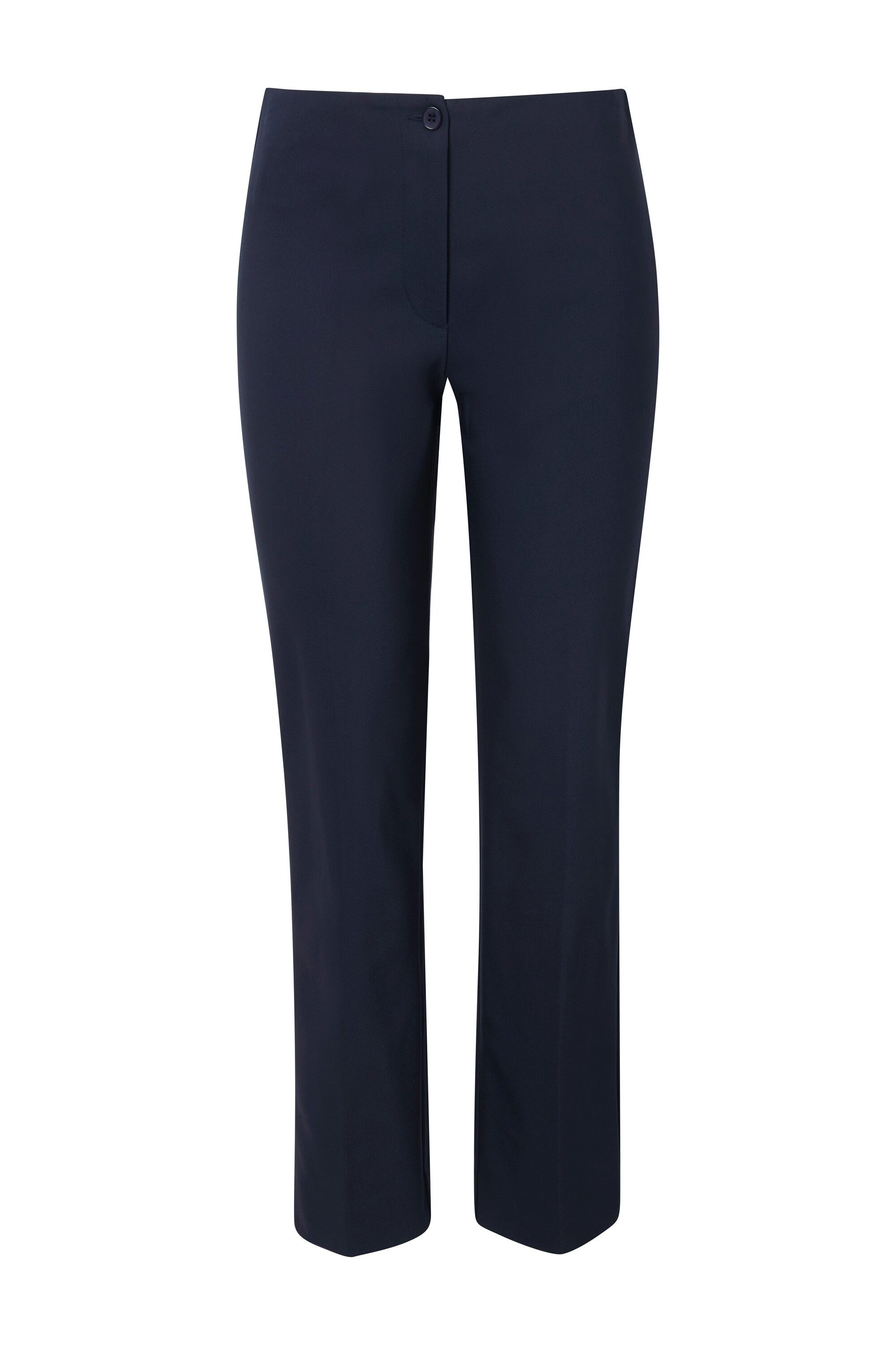Ulla Popken Funktionshose Hose Rose gerades Bein Komfortbund Stretch günstig online kaufen
