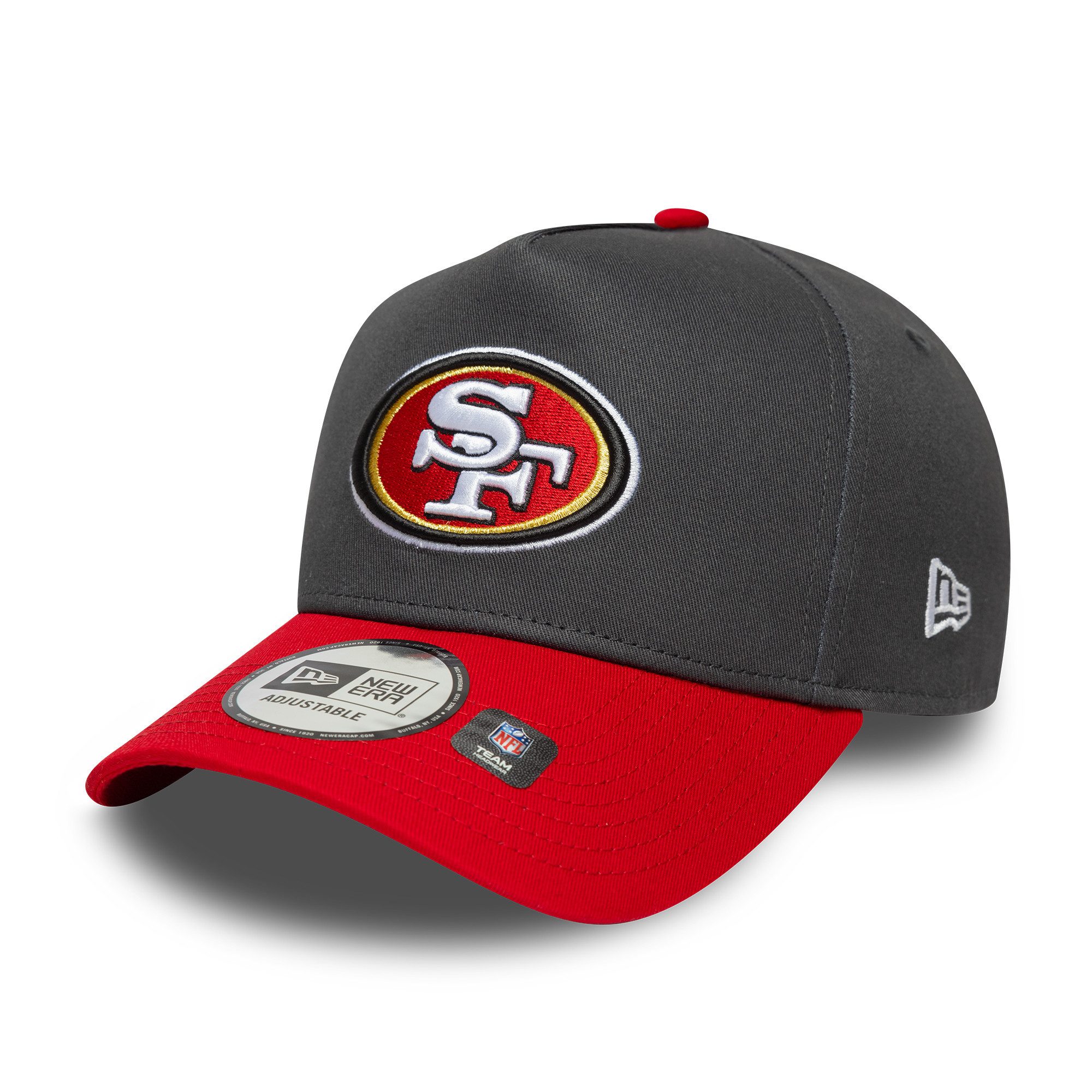 New Era Snapback Cap 9FORTY E-Frame San Francisco 49ers NFL Charcoal