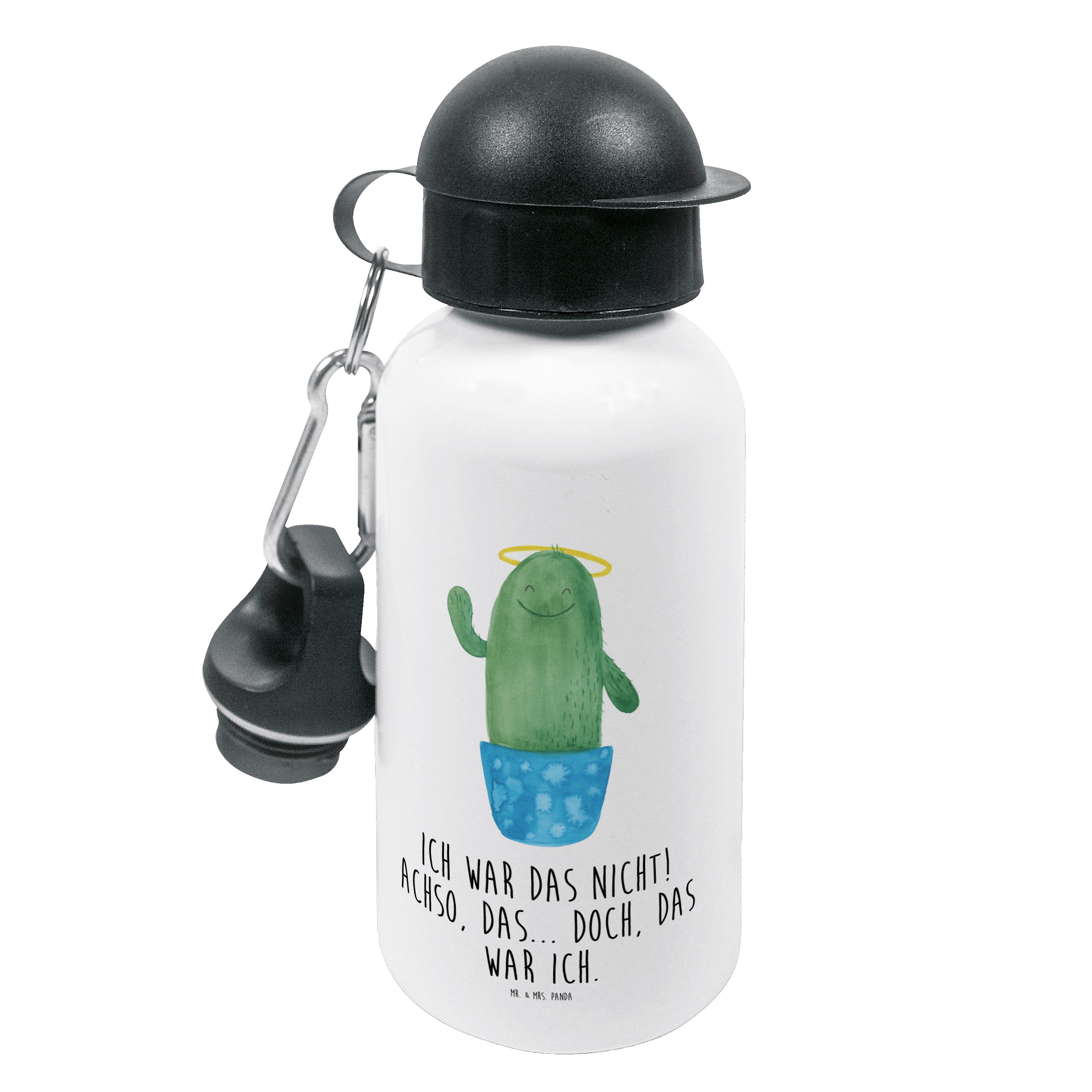 Mr. & Mrs. Panda Trinkflasche Kaktus Heilig - Weiß - Geschenk, Flasche, Kakteen, Kinder Trinkflasch