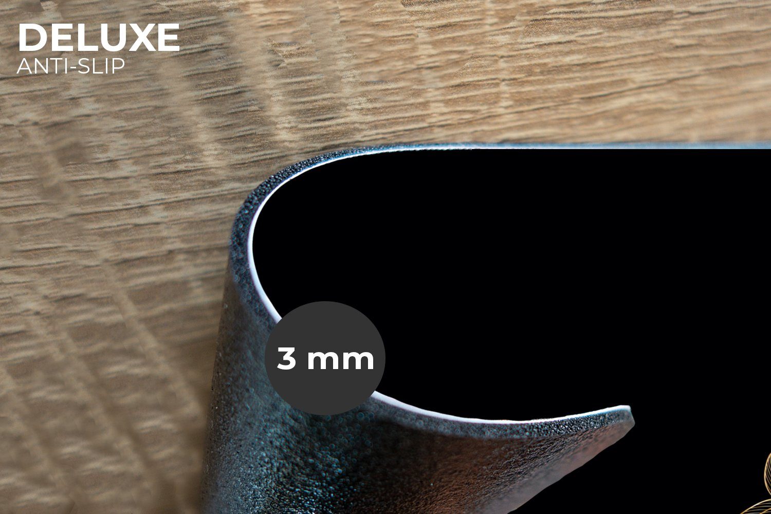 MuchoWow Platzset Blumen - Linienkunst - Gold - Schwarz, (6-St), Platzsets, günstig online kaufen