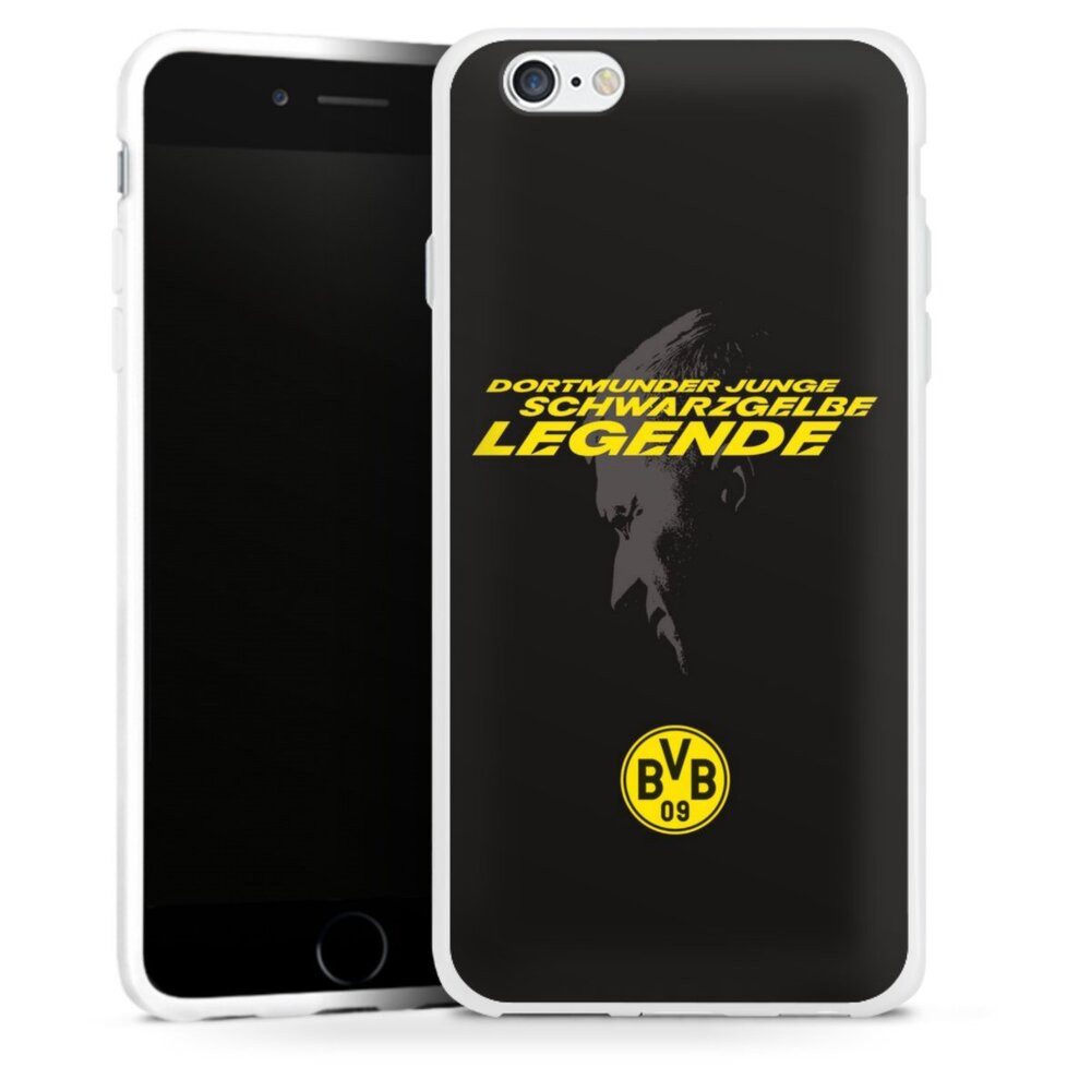 DeinDesign Handyhülle Marco Reus Borussia Dortmund BVB Danke Marco Schwarzgelbe Legende, Apple iPhone 6s Silikon Hülle Bumper Case Handy Schutzhülle