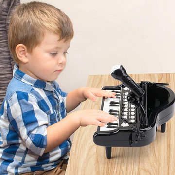 Zeitlosigkeit Spielzeug-Musikinstrument Klavierspielzeug ab 3 4 5 Jahr Erster Geburtstag Geschenke Kleinkind, Klaviermusik Spielzeuginstrumente mit 24 Tasten und Mikrofon