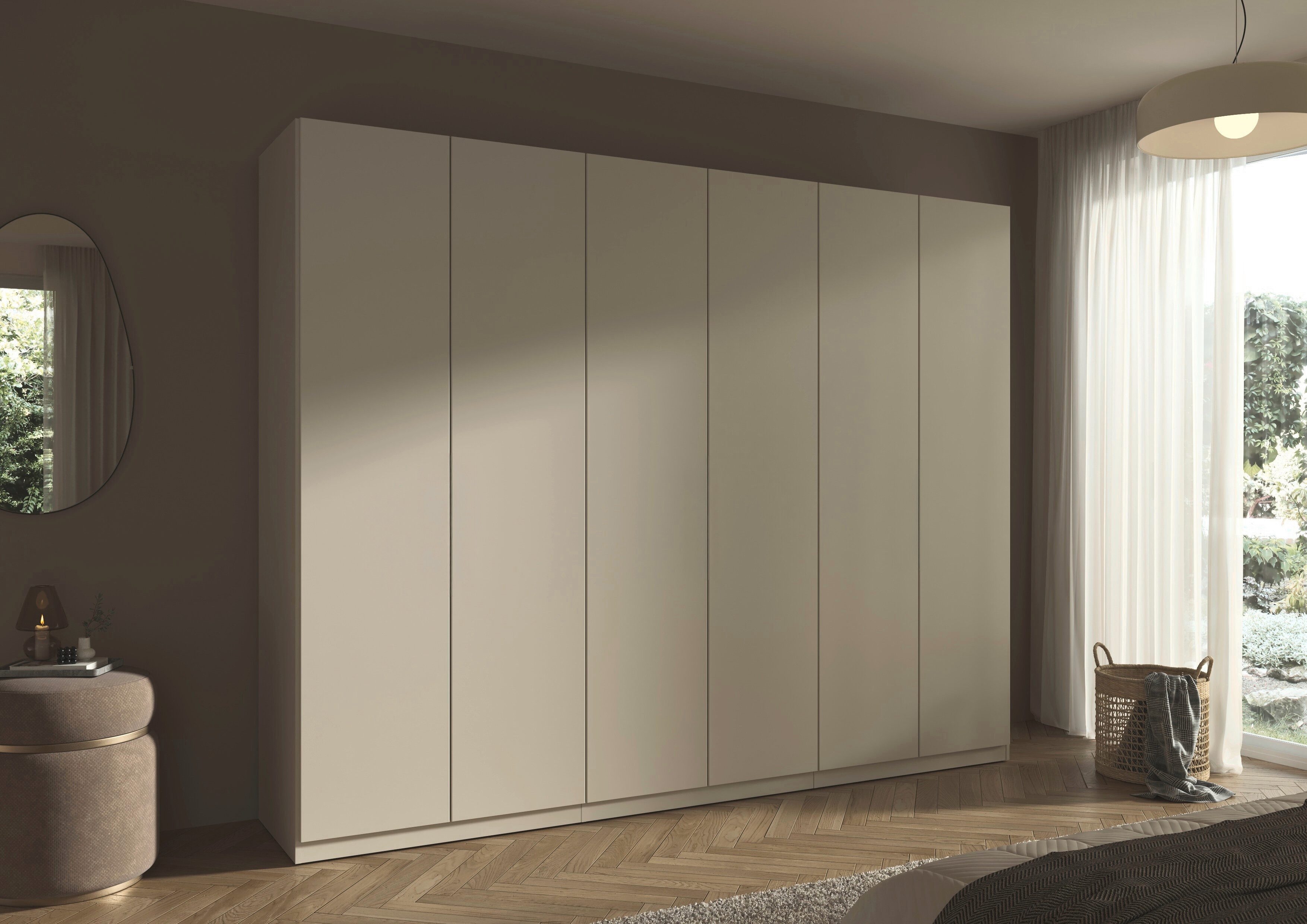rauch Kleiderschrank Schrank Möbel Schlafzimmer Garderobe Kinderzimmer WELTNEUHEIT ELVIK (3 Ausstattungsvarianten - Breiten 47-405 cm, Höhen 187/212/231 cm) 3 Ausstattungsvarianten, mit Push-to-open-Funktion MADE IN GERMANY