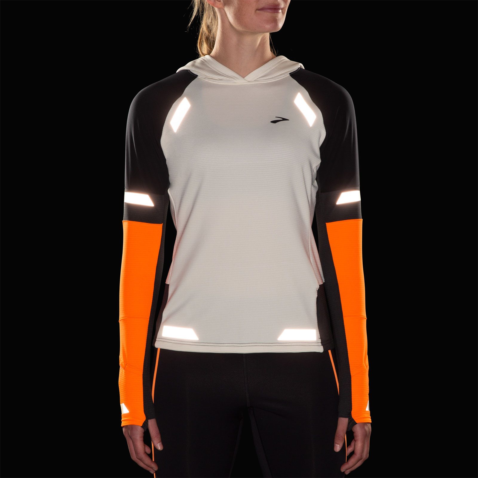 Brooks Kapuzenshirt Run Visible Thermal Hoodie 2.0 Lady 221691-167 Gut sichtbar, warm und bequem