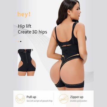 AUKUU Shaping-Body Butt Butt Lifter PLUS SIZE Hohe Taille Bauchstraffung Hüftstraffung Unterhose D096B