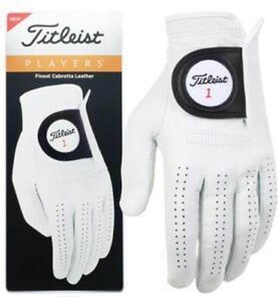Titleist Golfhandschuhe Players Golfhandschuh (Linkshand) (1-St) mit Klettverschluss