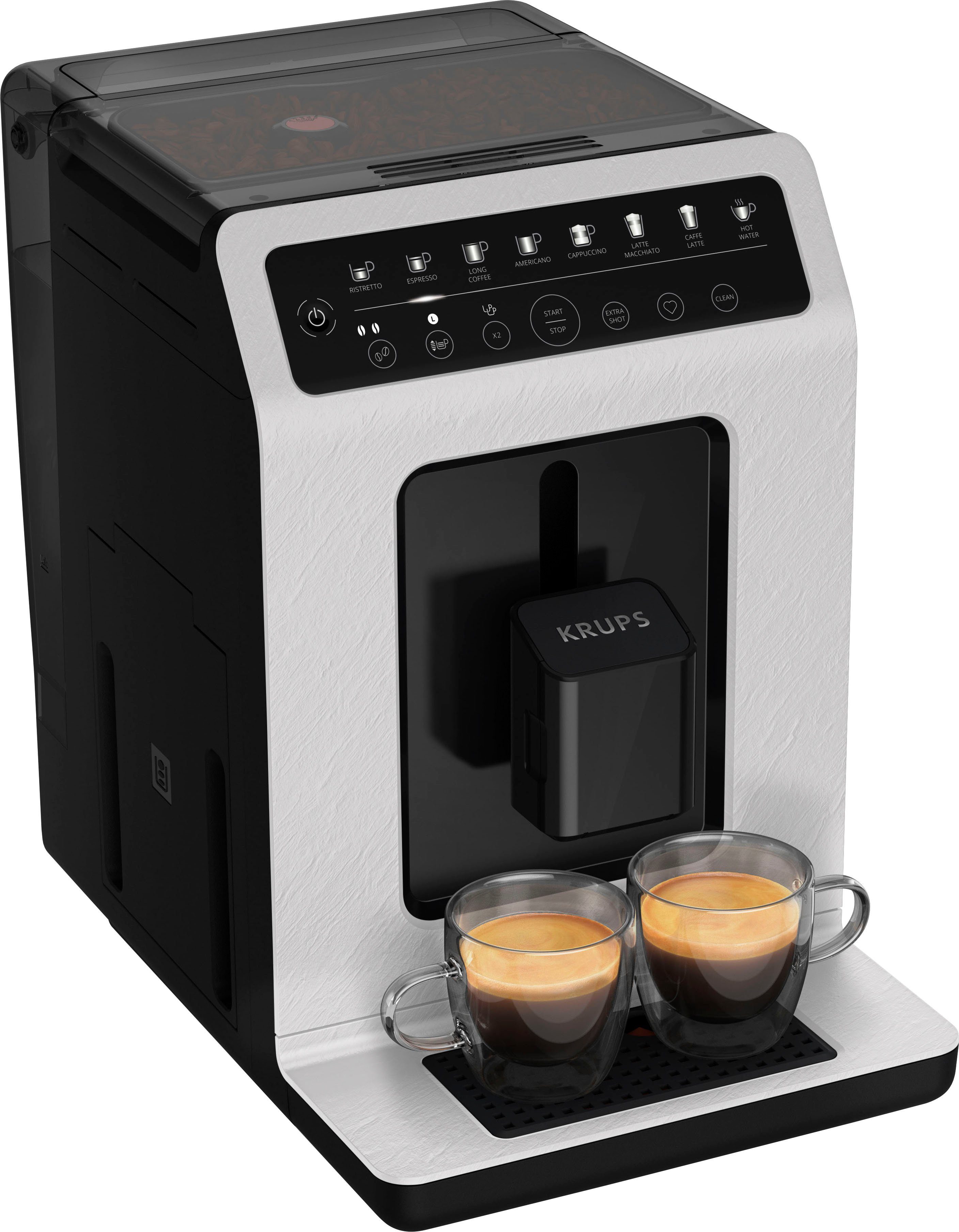 Krups Kaffeevollautomat EA897A Evidence ECOdesign, Touch-Steuerung
