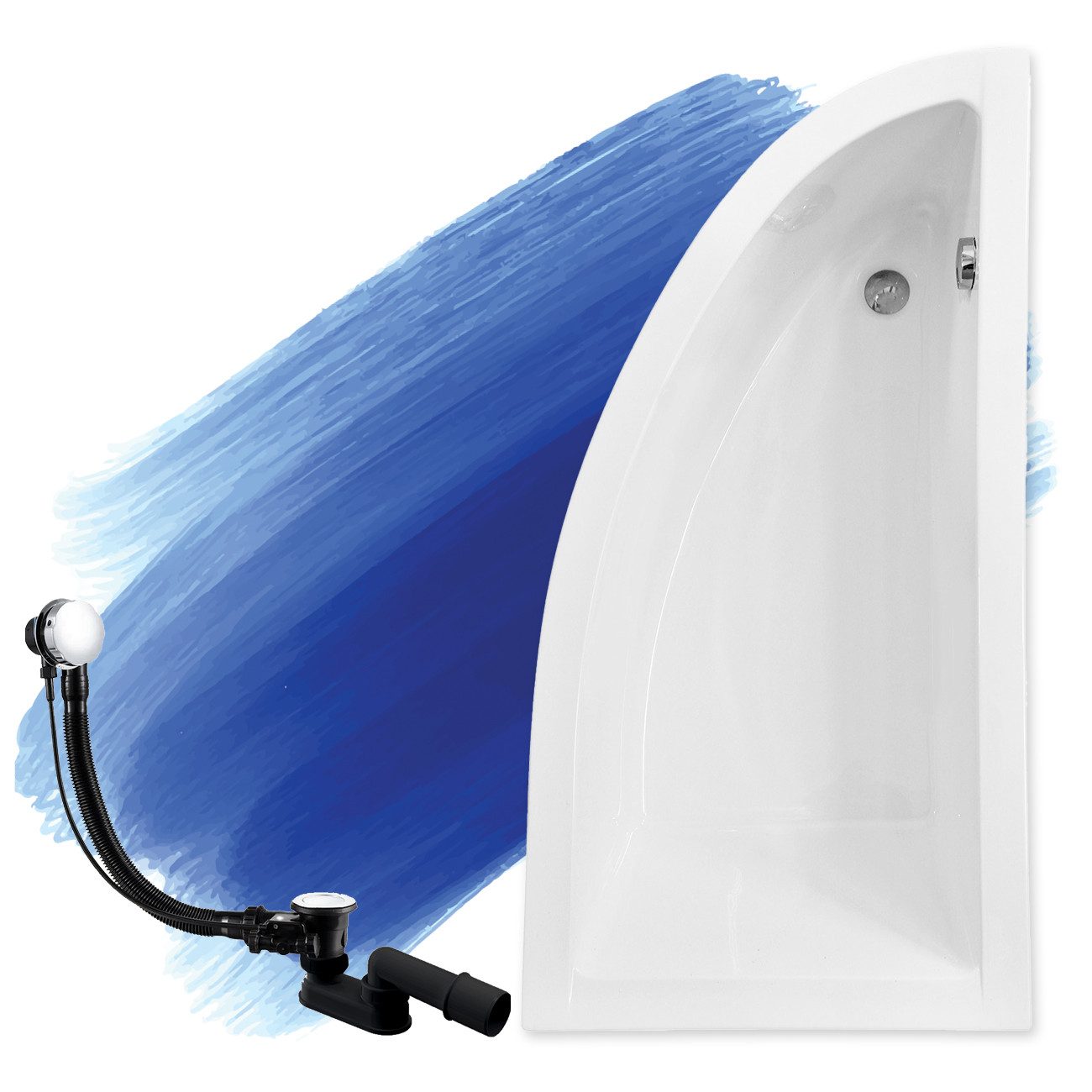 Badewanne Eckbadewanne Praktika 140x70