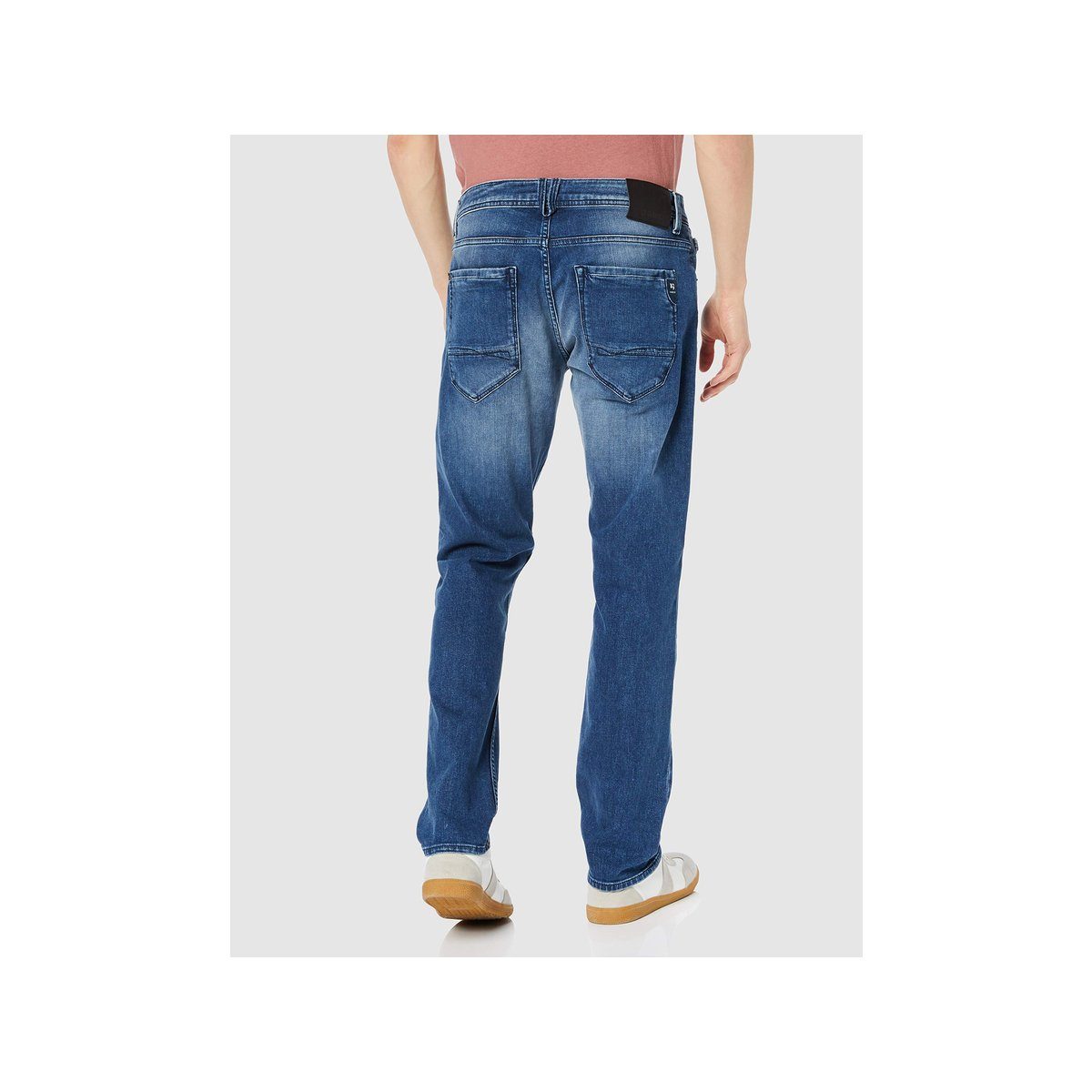 Garcia Tapered-fit-Jeans blau (1-tlg) Tapered Fit