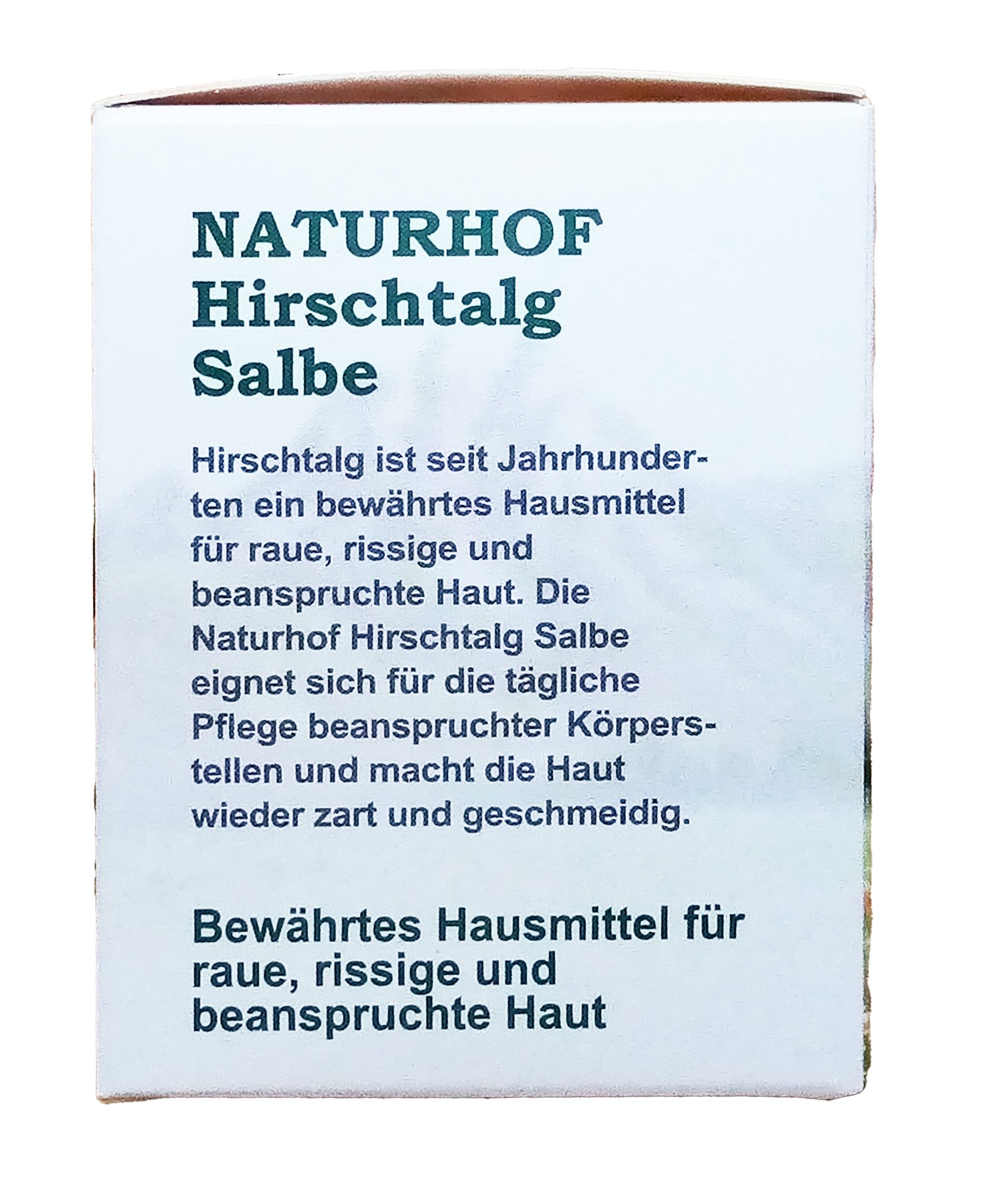 Naturhof Körpercreme HIRSCHTALG SALBE 100ml Naturhof für raue rissige beanspruchte Haut 09, Hautpflege Pflege pflegend Körperpflege Körper Balsam Creme