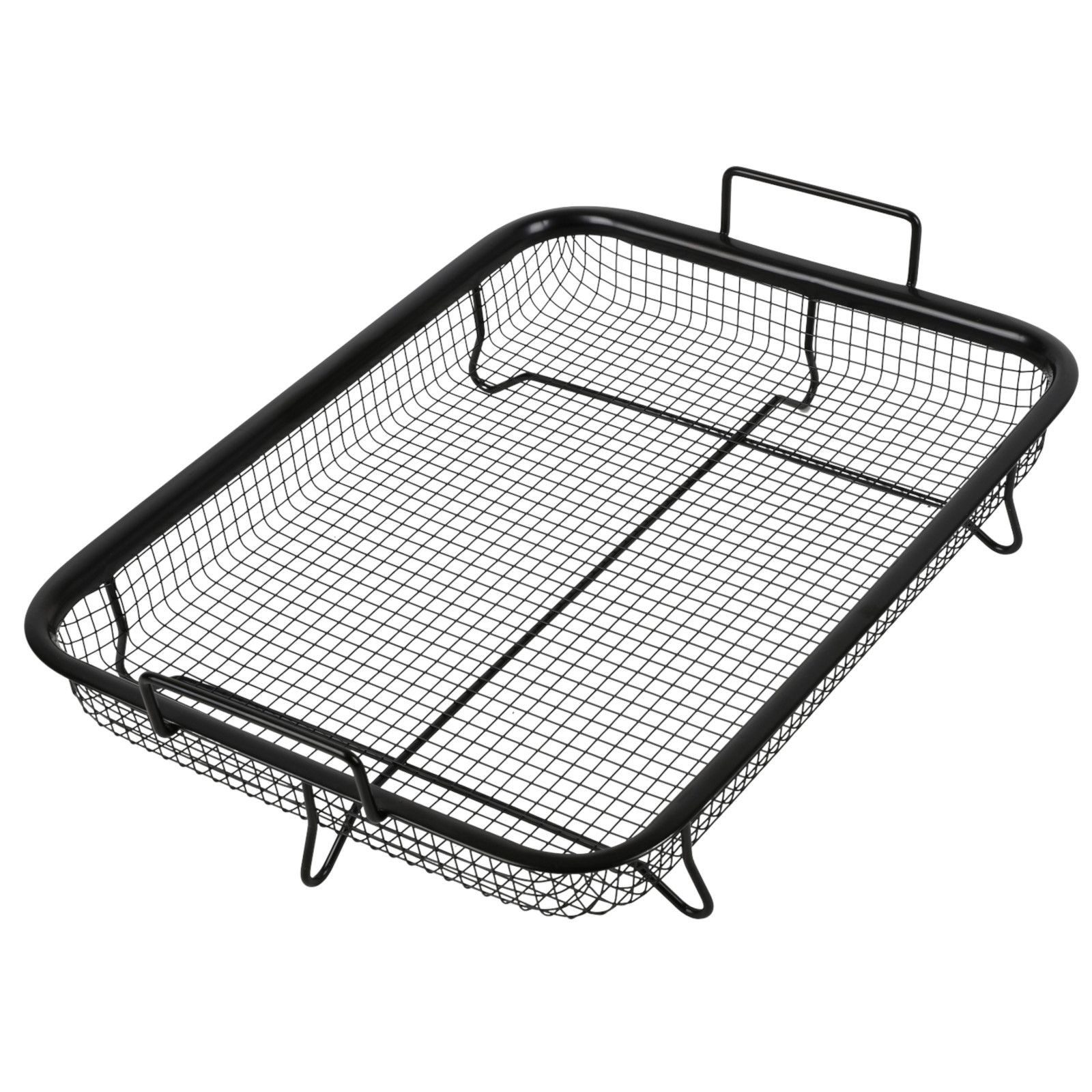 Backblech Backofen Grillkorb Edelstahl Ofen Grillgitter Pommes Hähnchen Gemüse