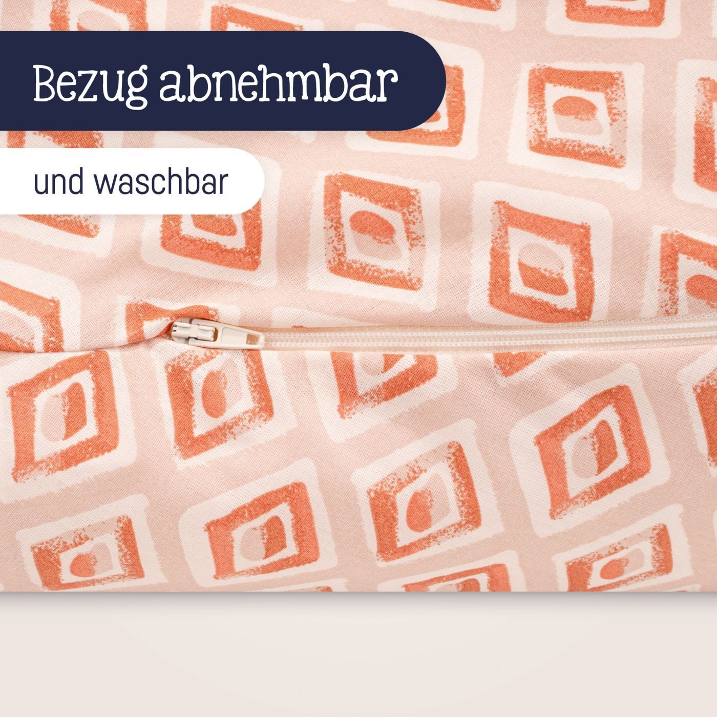 Julius Zöllner Stillkissen Stillkissen Stillkissen Nappi Raute 190, 1-tlg., Stillkissen Stillhilfe