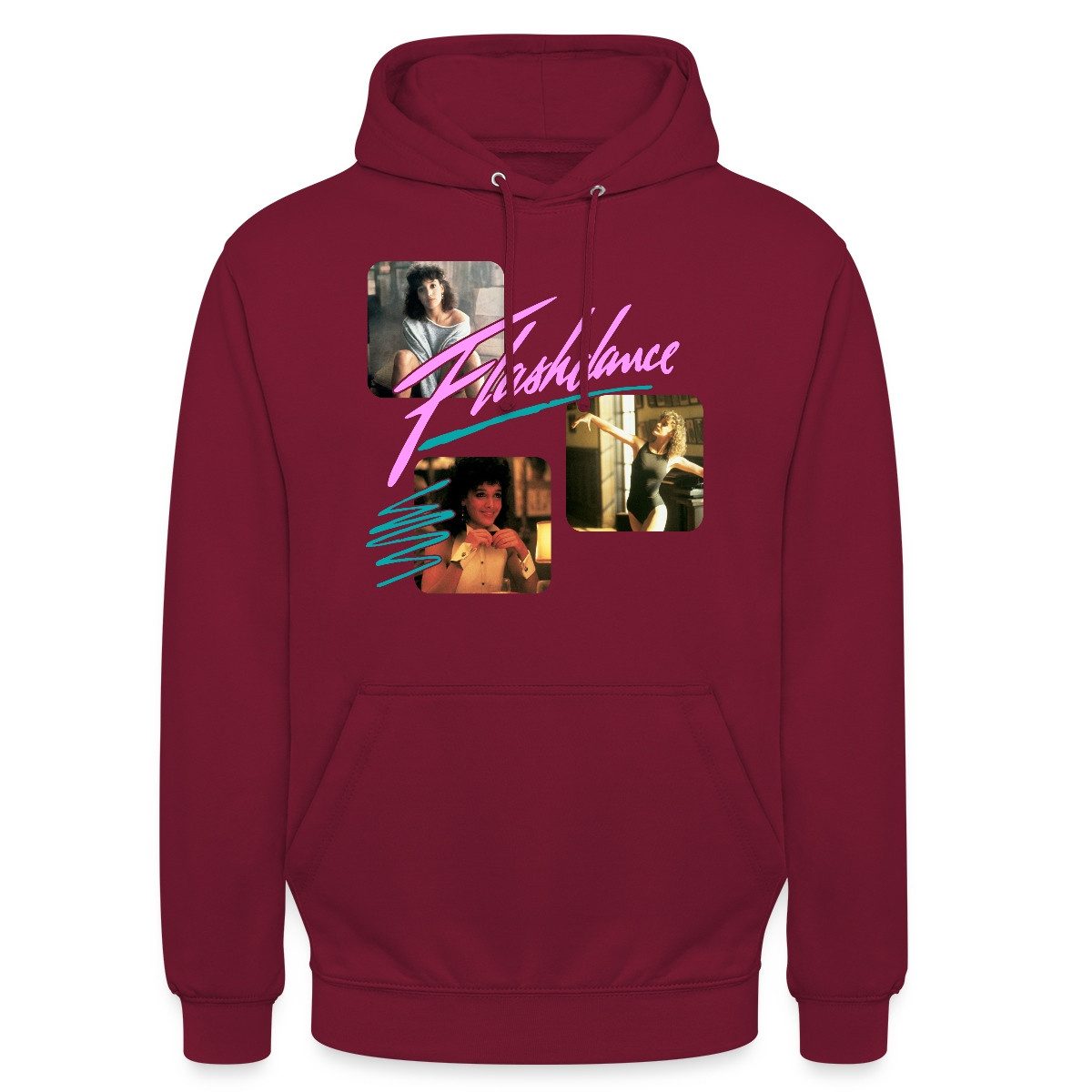 Hoodie Flashdance 80er-Design Mit Alex Owens Unisex Hoodie