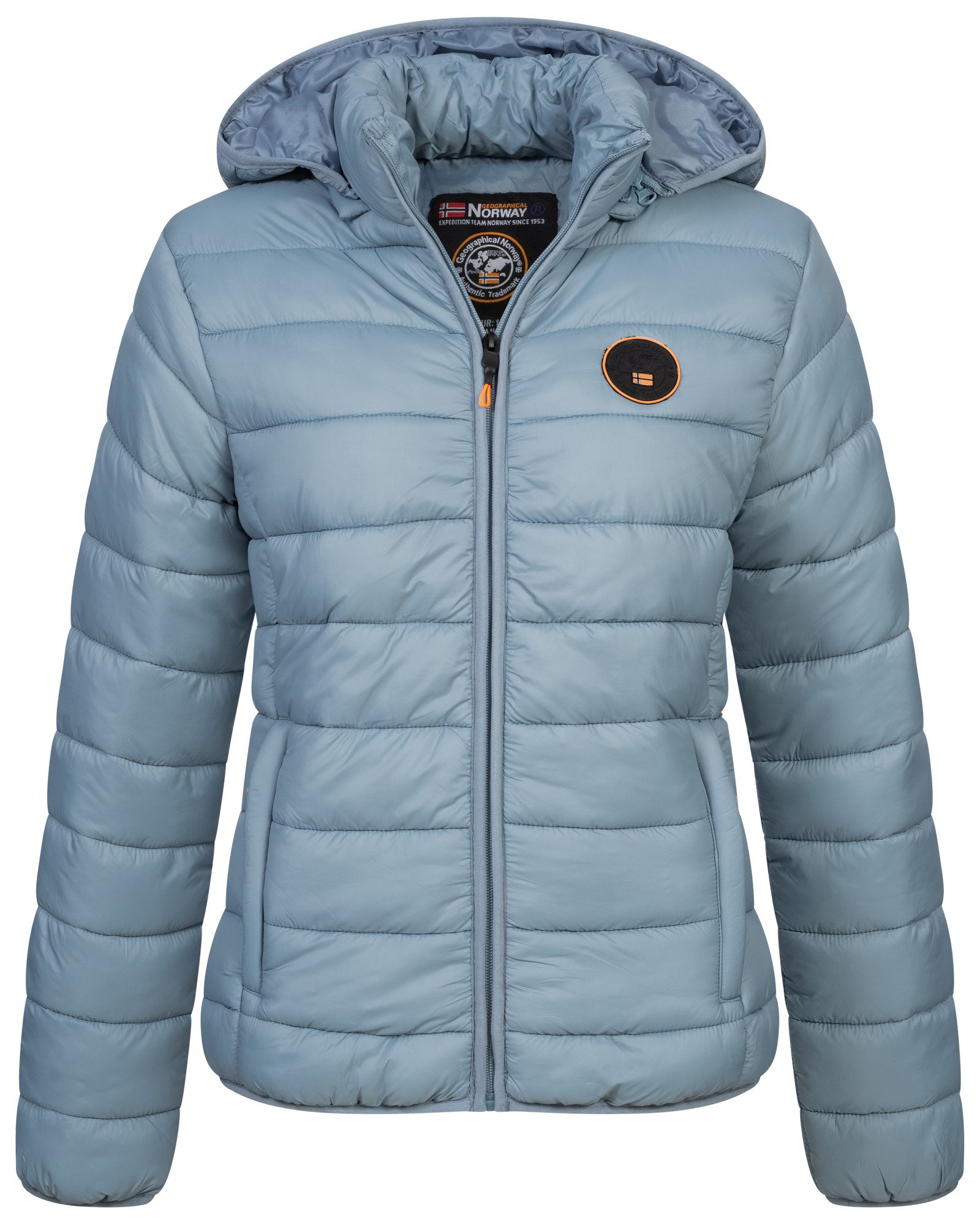 Geographical Norway Steppjacke Damen Winter Jacke Winterjacke Steppjacke Outdoor leicht Kapuzenjacke