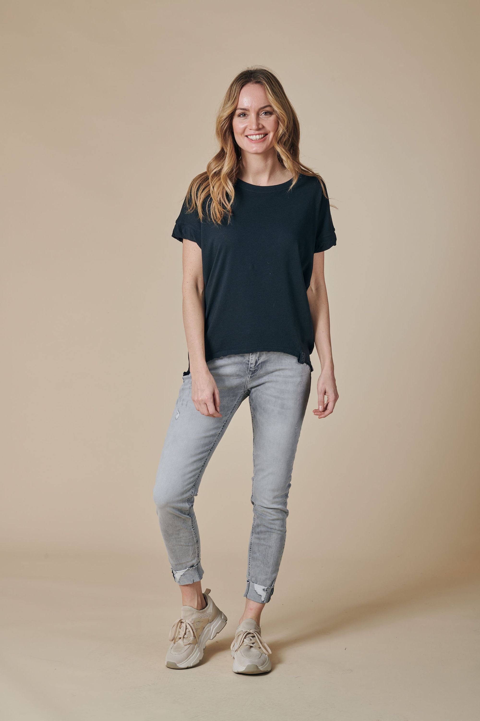 Zhrill T-Shirt T-Shirt RAHEL Schwarz (0-tlg) günstig online kaufen