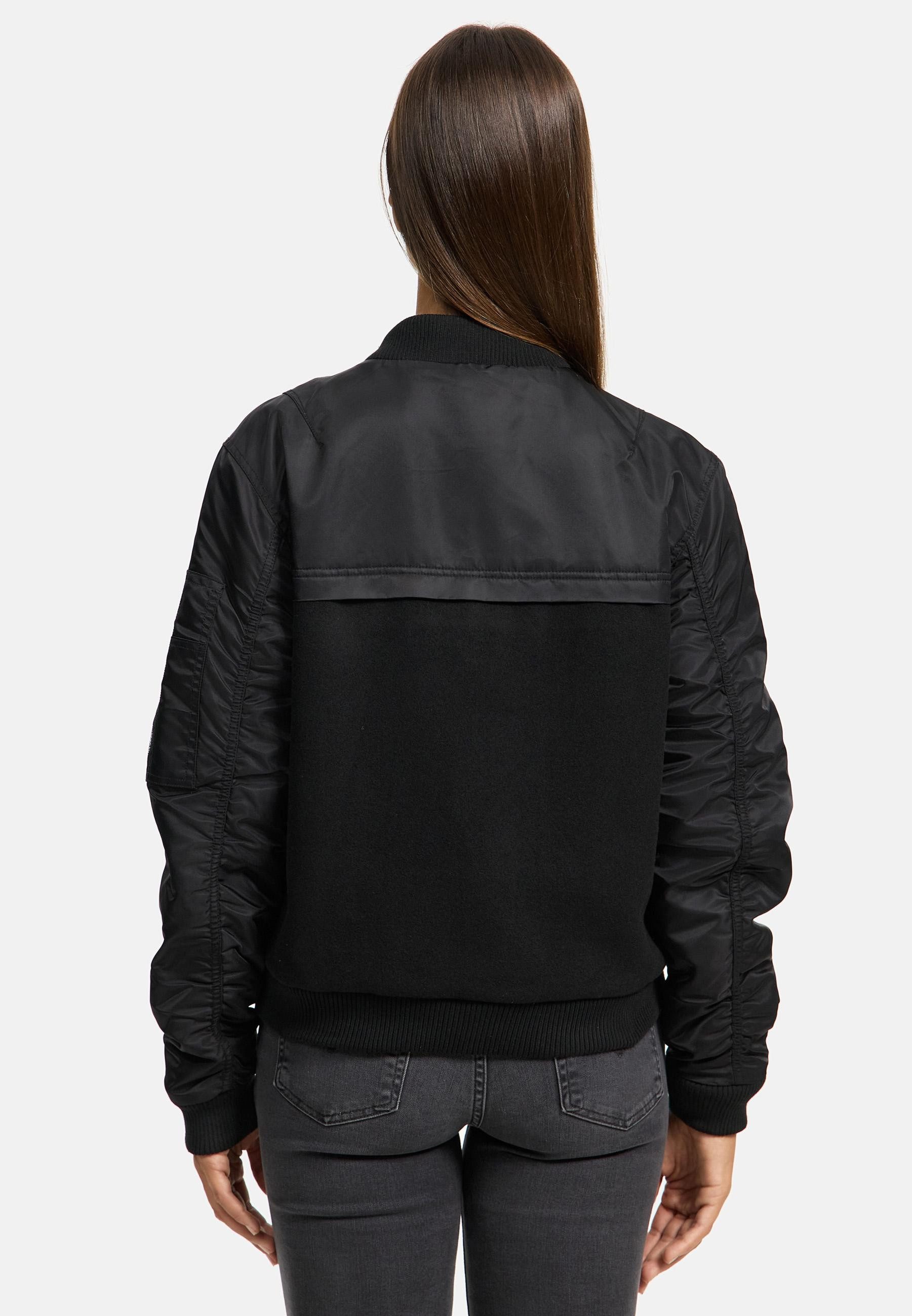 Navahoo Bomberjacke Willstehaben 14 angesagte Collegejacke mit Ärmeltasche