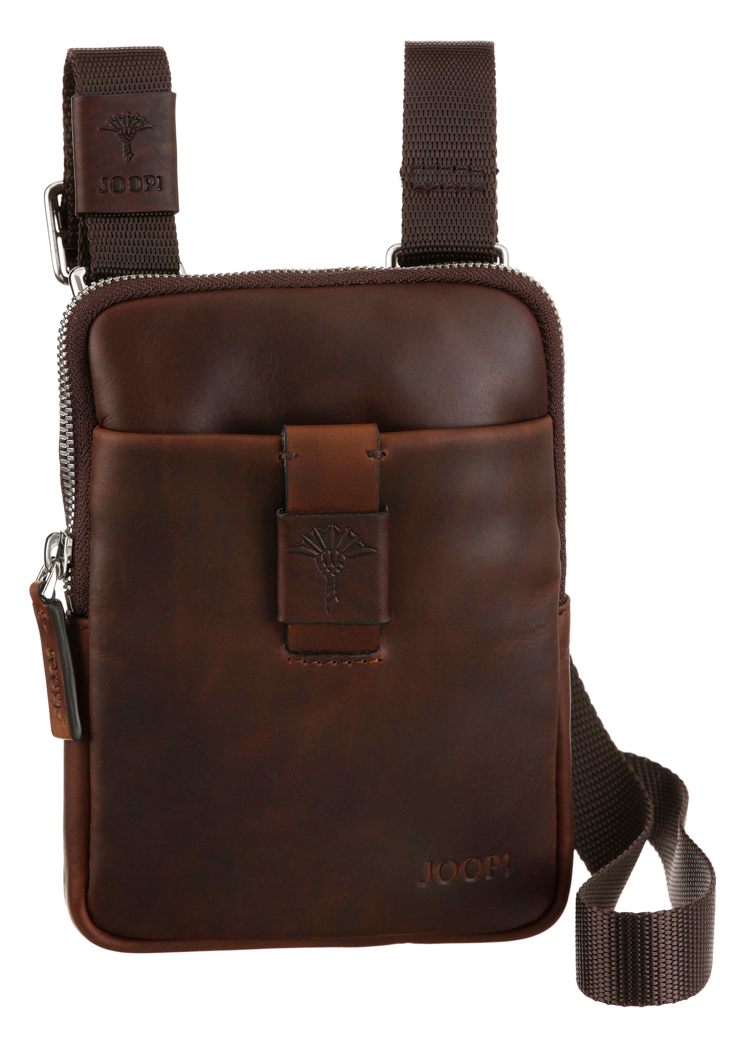 Joop! Umhängetasche loreto rafael shoulderbag xsvz, im kleinen Format dunkelbraun