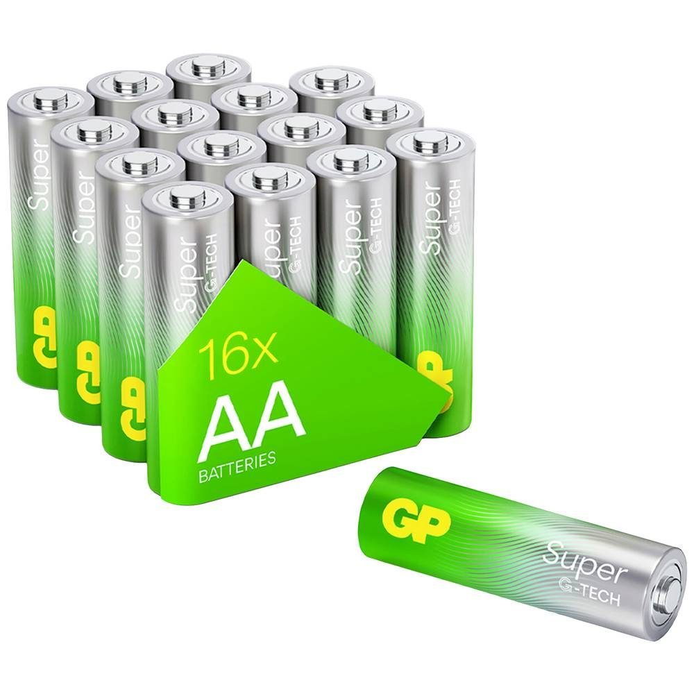 Gp Alkaline Батареи AA Mignon, LR06, 1.5V, mit neuer GPSUP15A067S16 Batterie