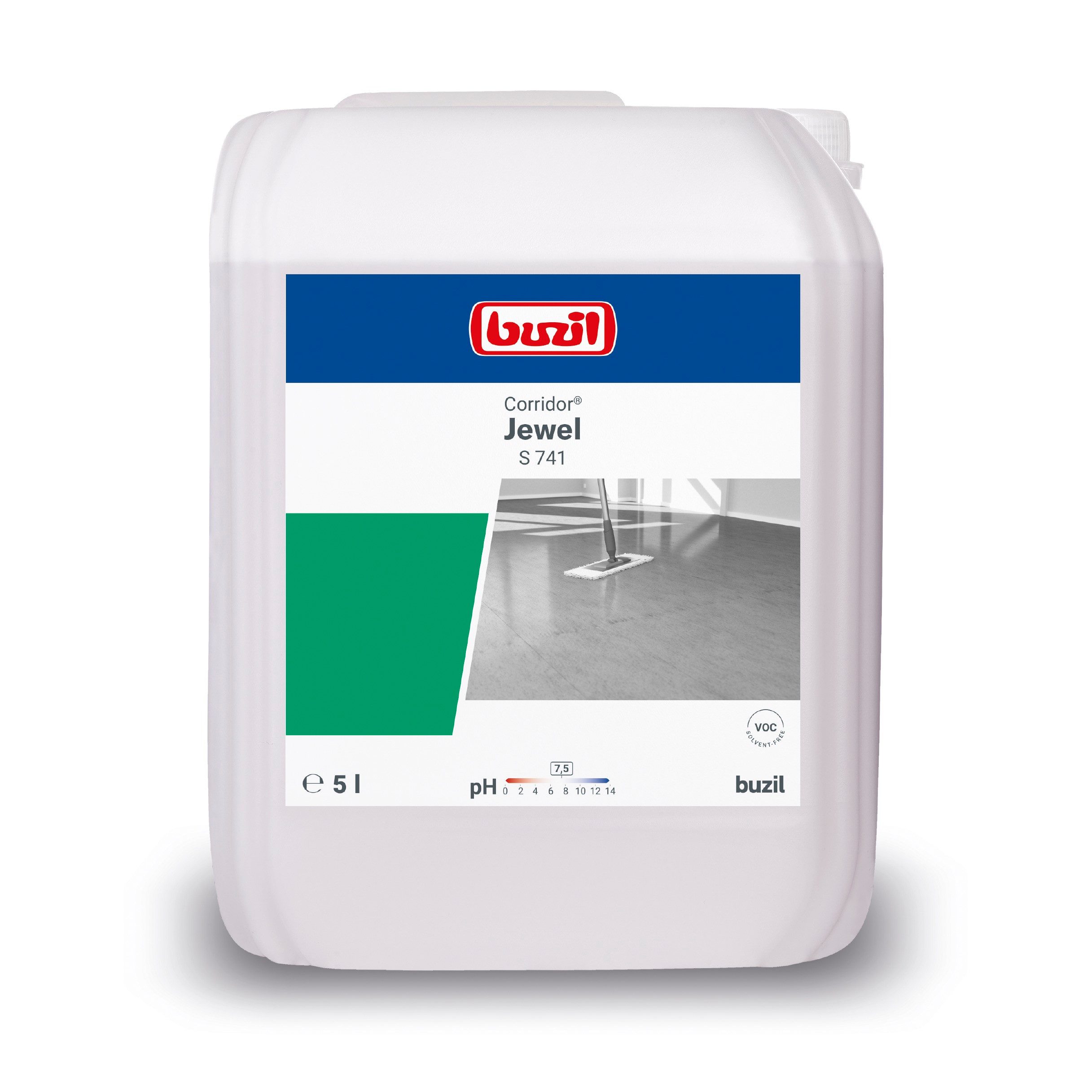 Buzil S741 Corridor® Jewel 5 l Hochleistungsdispersion Bodenpflegemittel