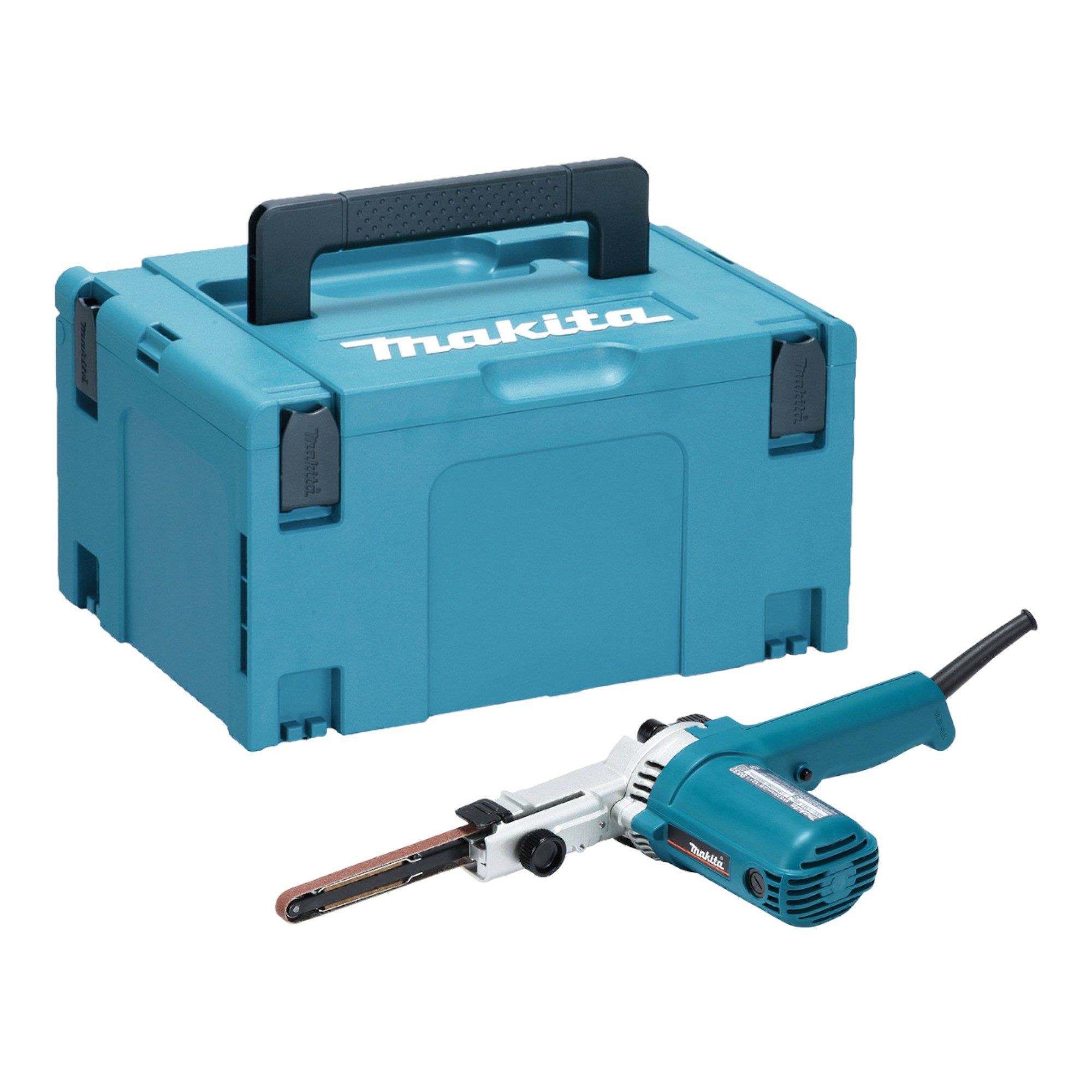 Makita Bandschleifer 9032 J Elektronikfeile Elektrische Bandfeile 500 Watt 9 mm + Makpac
