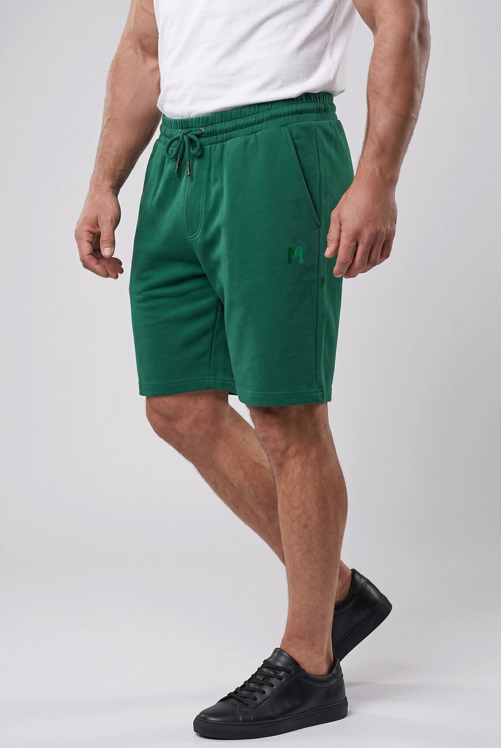 Men Plus Bermudas Sweatbermuda Basic Elastikbund