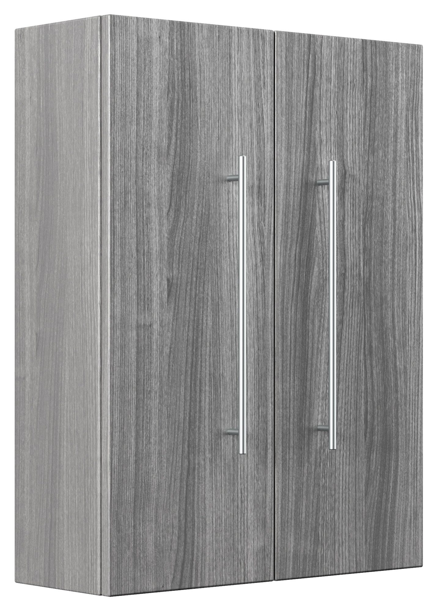 Magnolia Home Hängeschrank Badschrank Aurum-L 53x70cm silbereiche m. Soft-Close Türen
