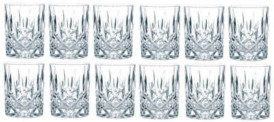 Nachtmann Schnapsglas Nachtmann Noblesse Whiskybecher 12er Set, Kristallglas