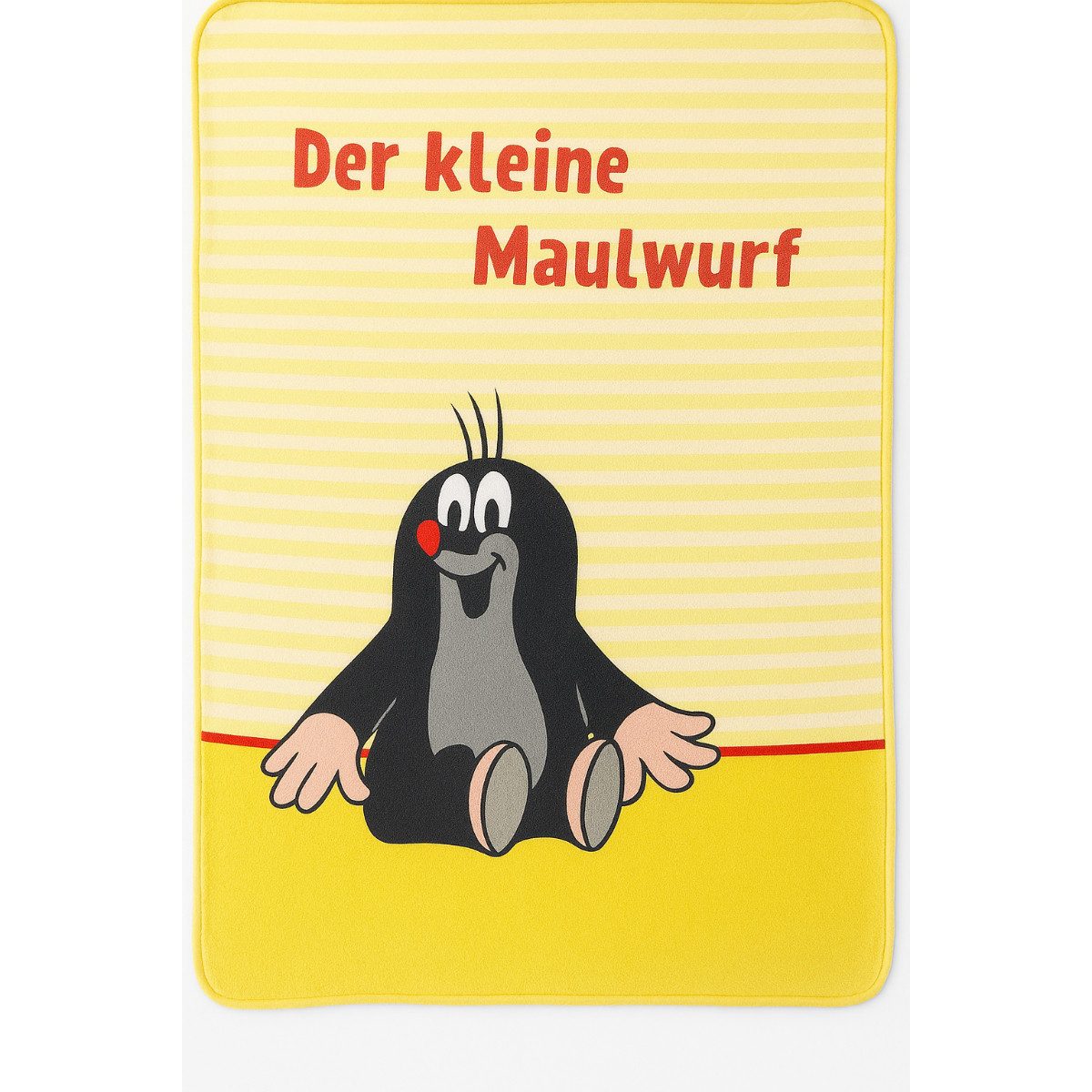 Babydecke Baby Fleecedecke Weiche Korallendecke aus Polyester 100 × 75 cm, Der Kleine Maulwurf