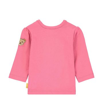 Steiff Collection Sweatshirt Steiff goldiges Baby Sweatshirt Sweater rosa mit Teddybär - Print