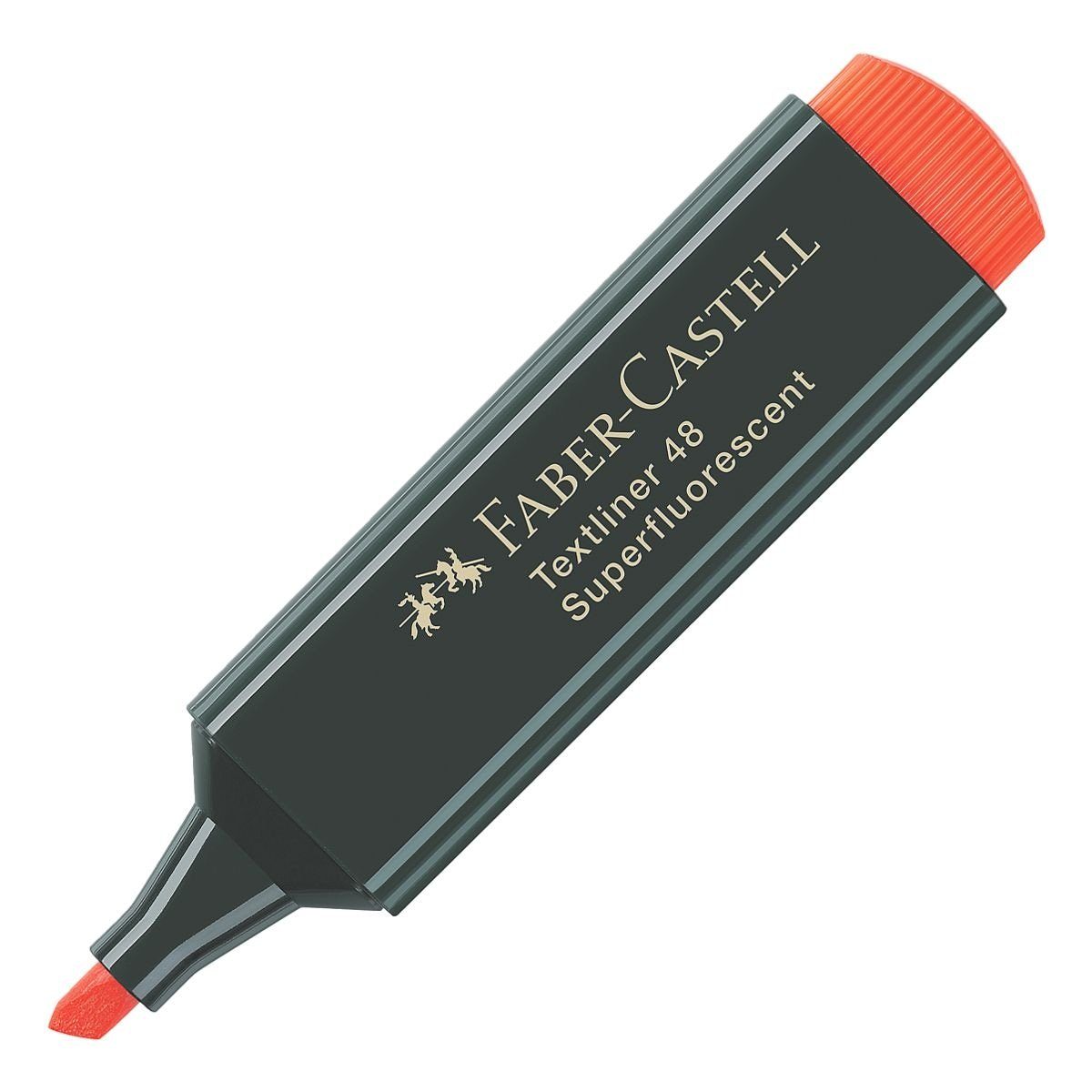 Faber-Castell Textliner orange 1548, Textmarker (1-tlg), mit Kappe Marker