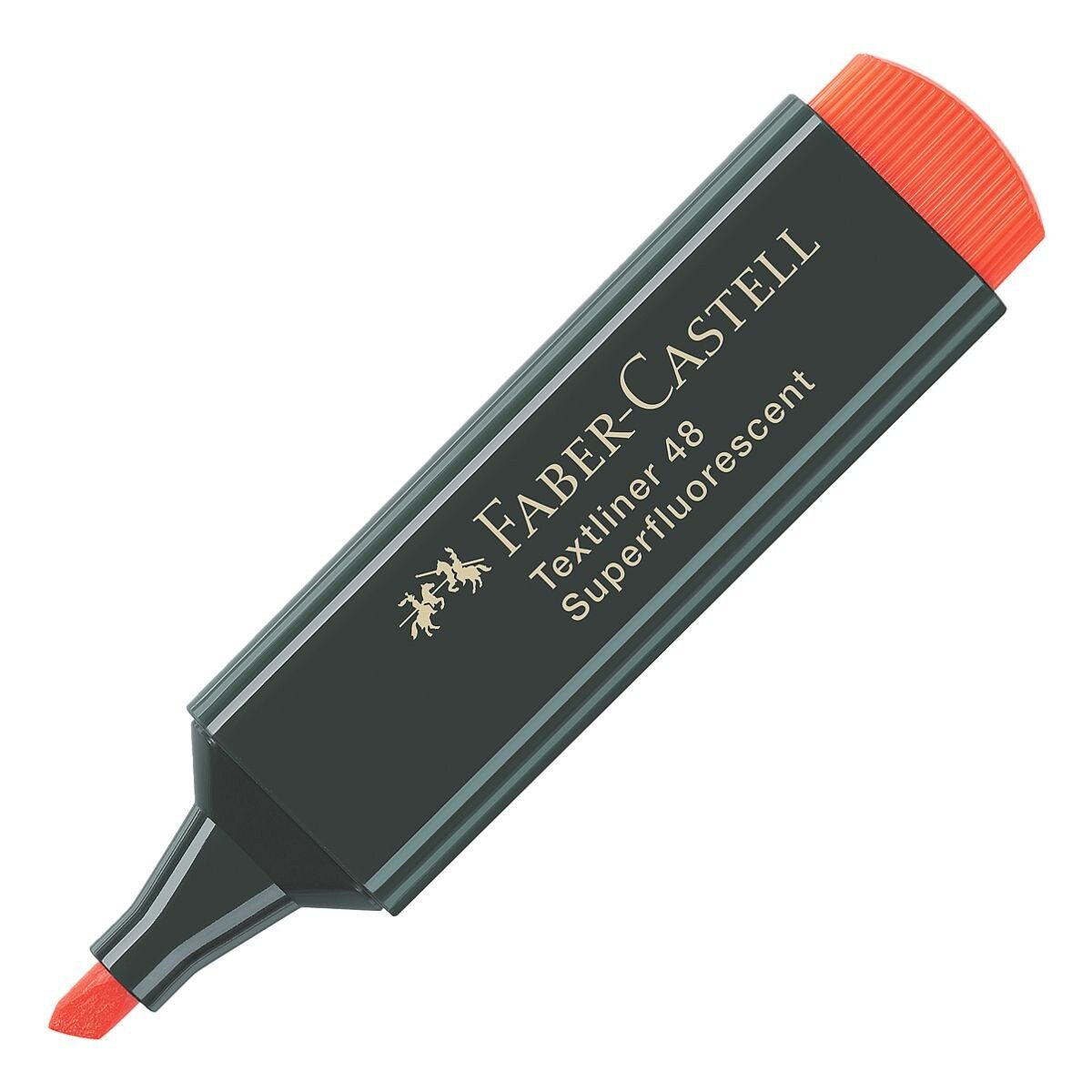 Faber-Castell Marker Textliner 1548, (1-tlg), Textmarker mit Kappe