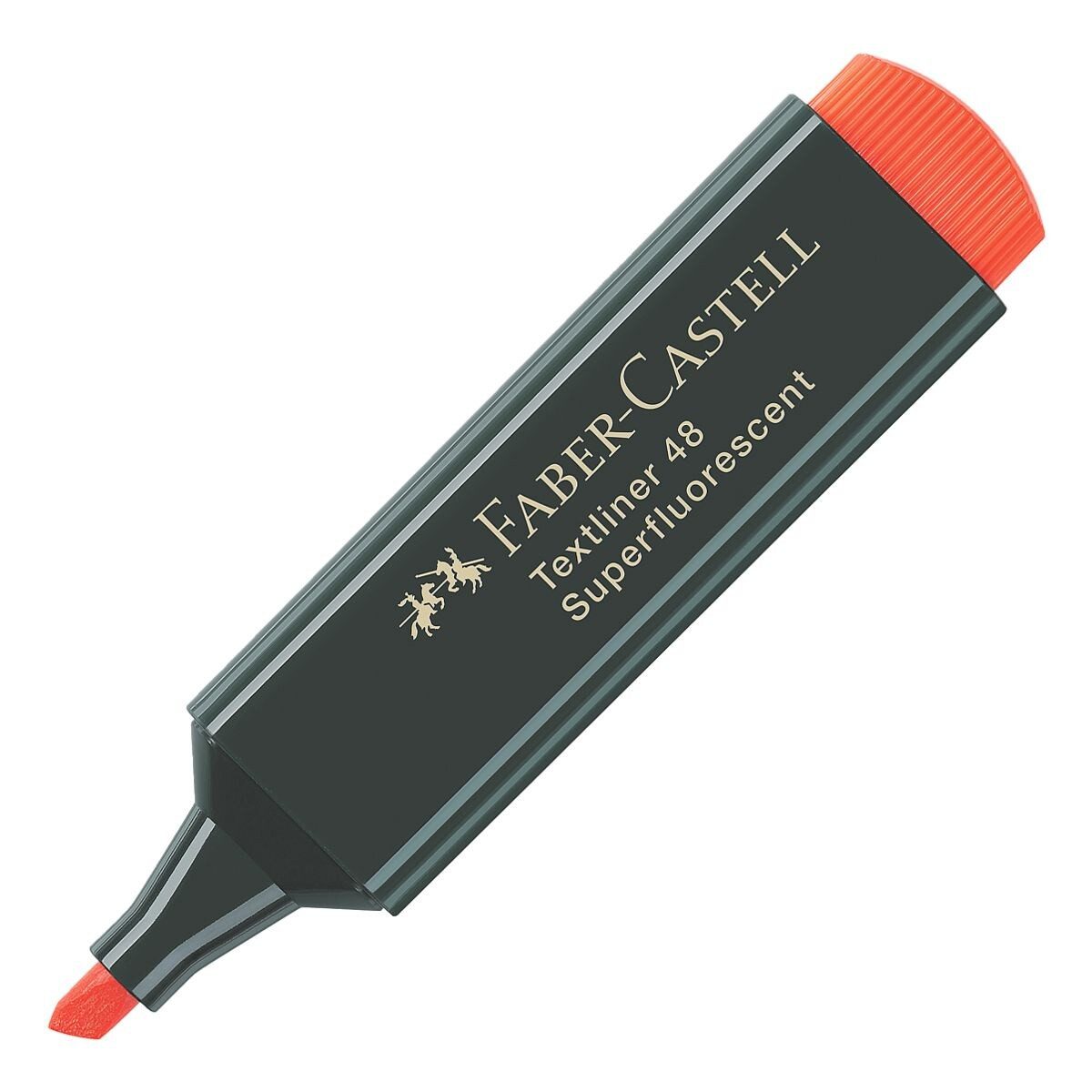 Faber-Castell Marker Textliner 1548, (1-tlg), Textmarker mit Kappe orange