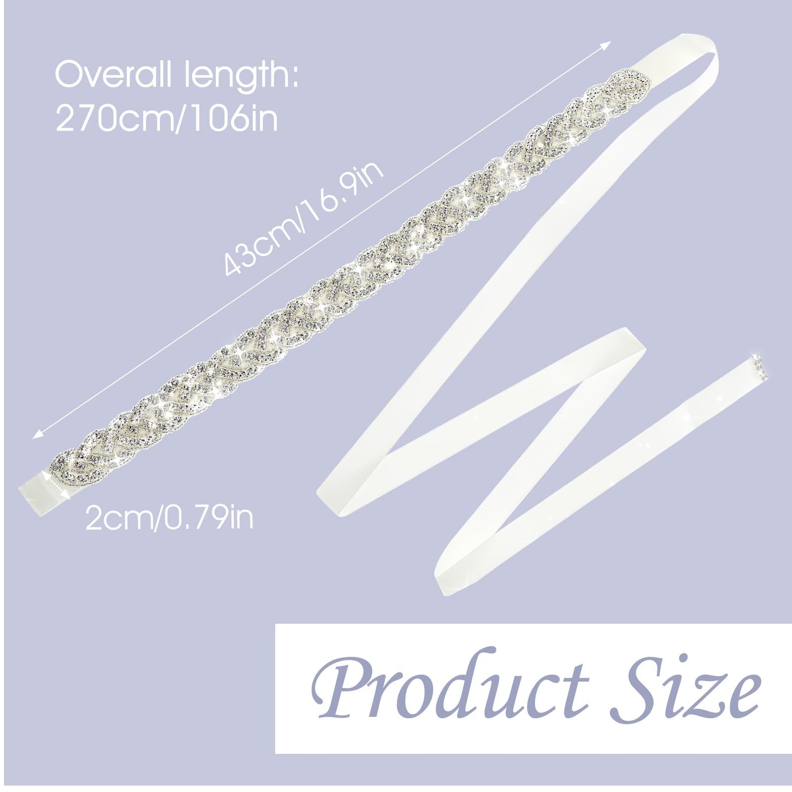 MOPUEA Gürtelriemen Gürtel Hochzeitskleid Strass Zarte Kette Taille Kette Schärpe (1-St) Strass-Hochzeitsschärpe – Eleganz und Glamour für Ihren großen Tag