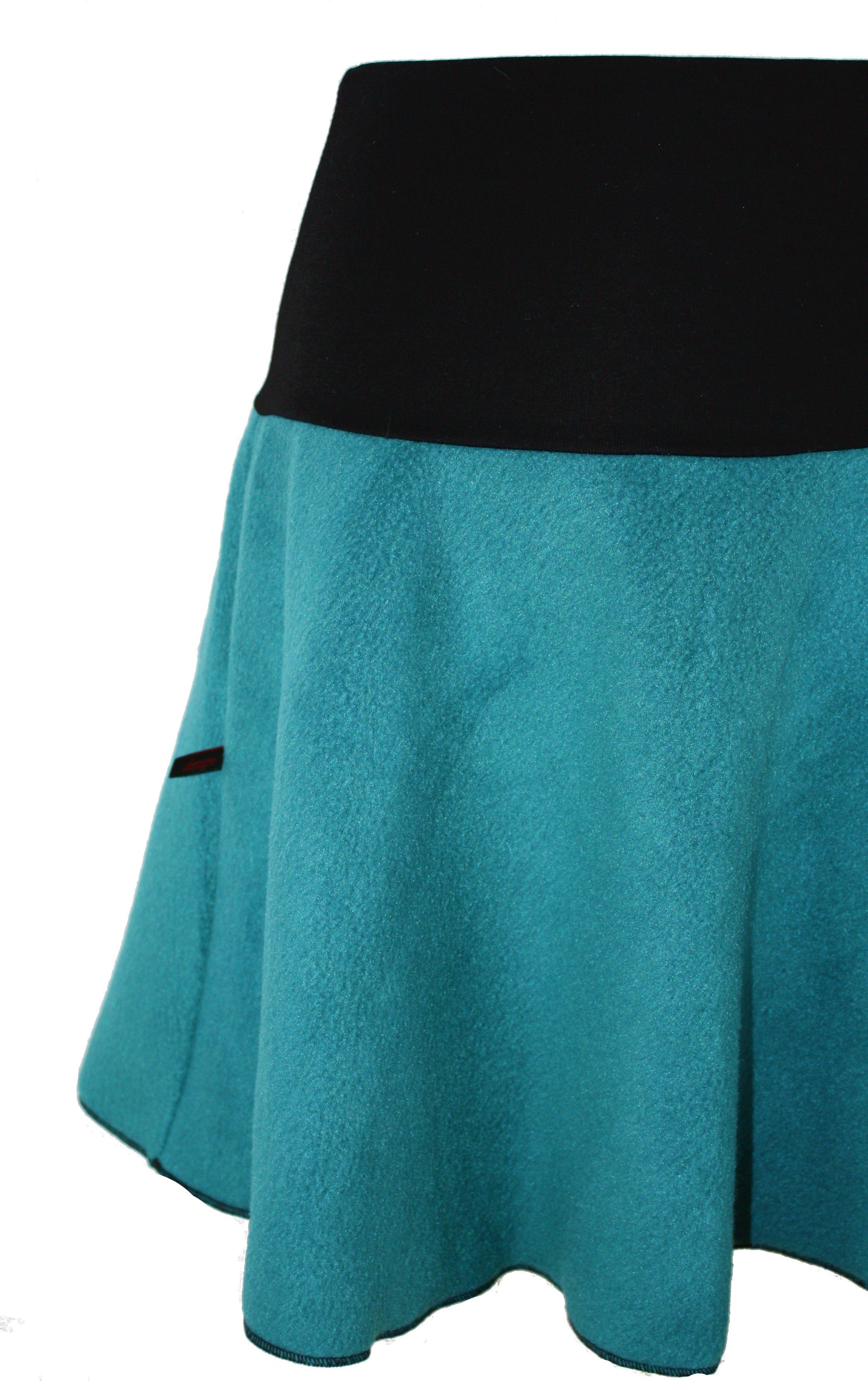dunkle design Minirock Fleece 45cm Farbwahl günstig online kaufen