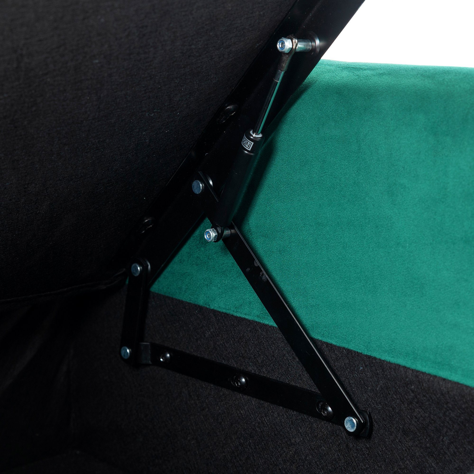 Loungesessel, Samtstuhl Einzelsessel mit Moderner grün (Sessel lässiger Sessel, Kissen, roségoldenen Stauraum WISHDOR Metallbeinen), Sessel mit mit Polstersessel, Einzelsessel,