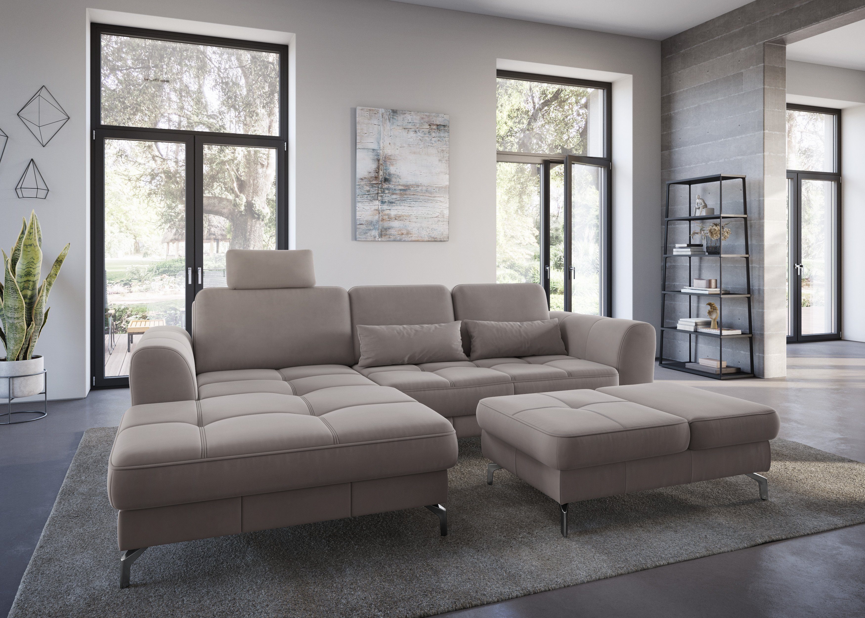 sit&more Ecksofa Bendigo L-Form, inklusive Sitztiefenverstellung, günstig online kaufen