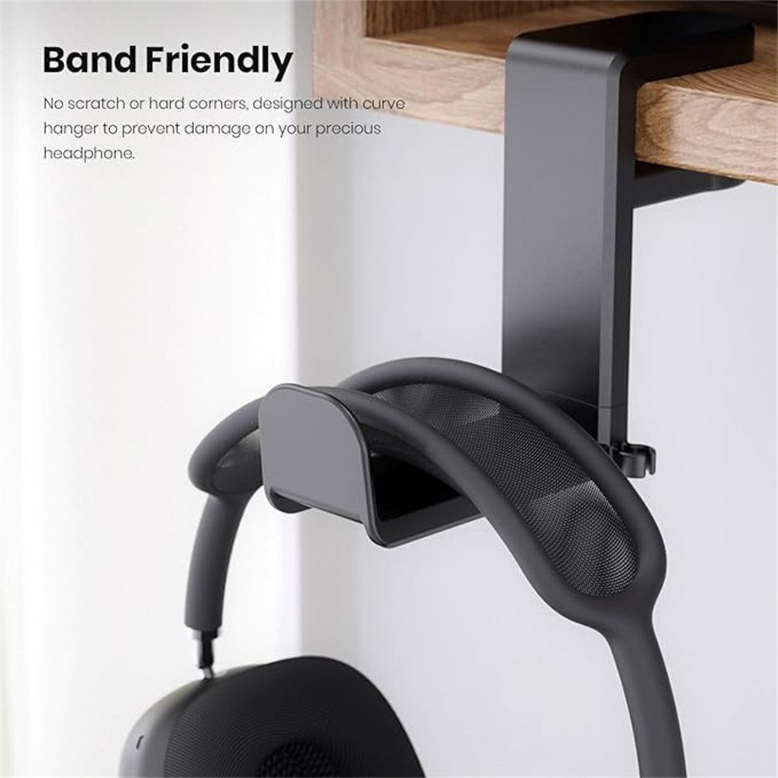 FELIXLEO Kopfhörerständer Gaming Headset Kopfhörer Haken Halter Kopfhörerständer bis 1,65 Zoll, (1-tlg) – Bild 4 von 5