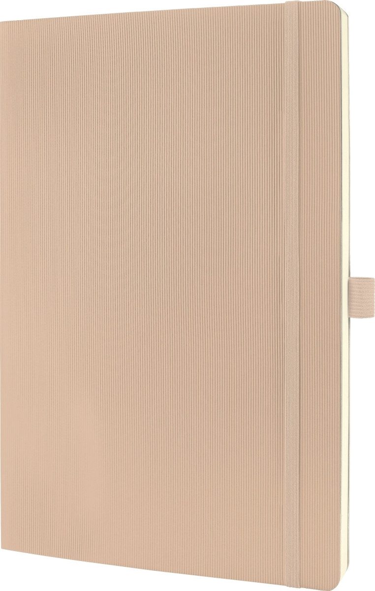 Sigel Notizbuch Notizbuch Conceptum A4 97 Blatt Softcover liniert 80g beige