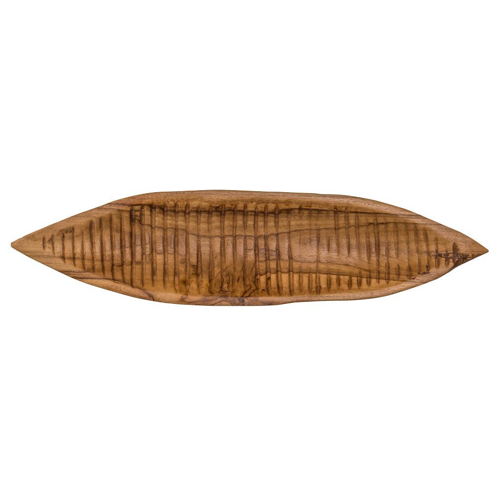 Blatt, 60 cm Dekoschale - ROG-Gardenline Teak
