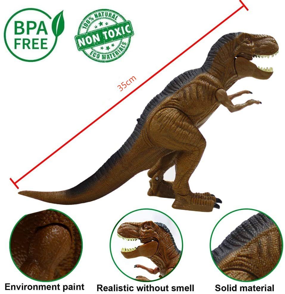 JONEG Ferngesteuerter Dinosaurier Roboter - RC Spielzeug Für Kinder 3-8 Jahre - Realistische Bewegungen