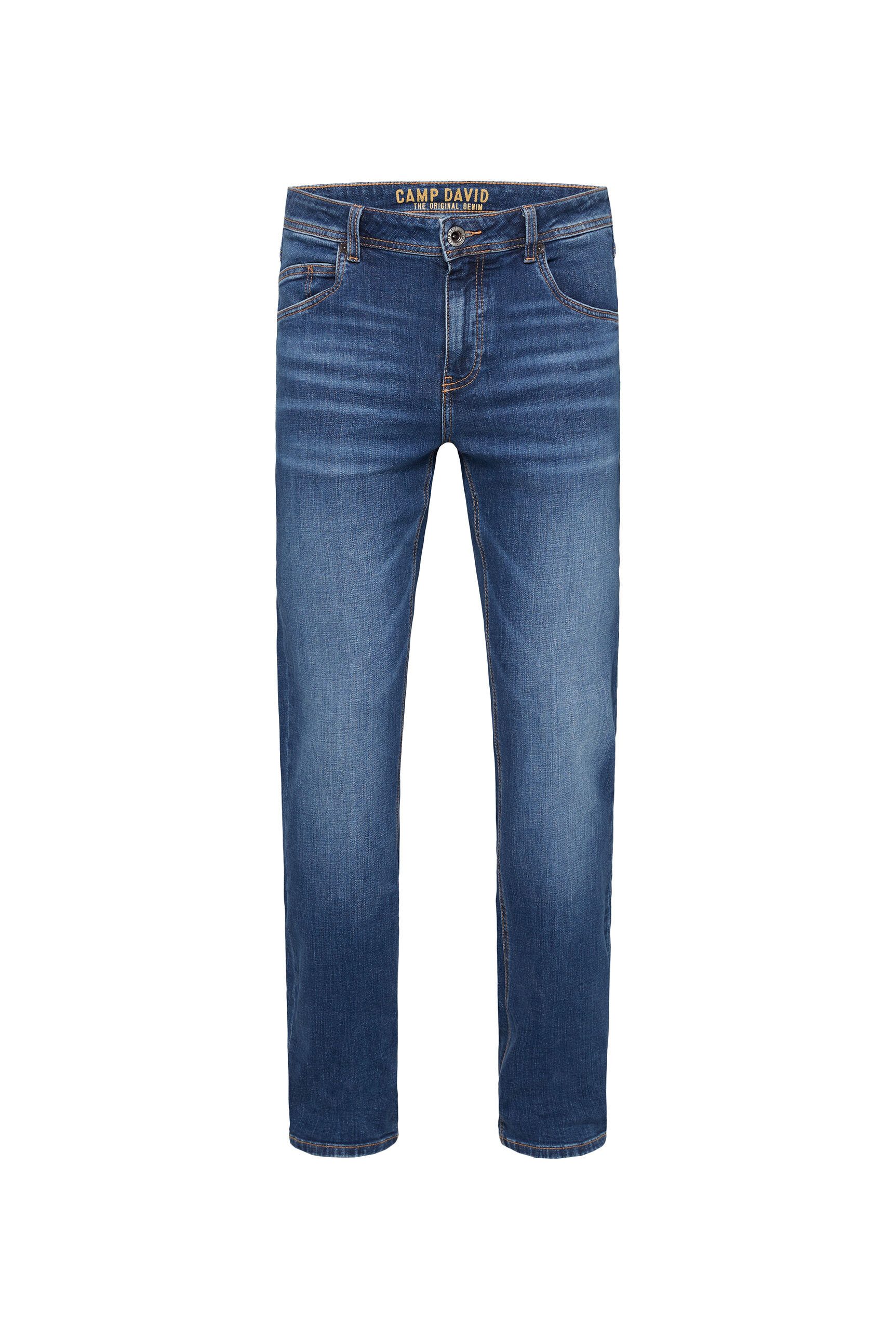 CAMP DAVID Regular-fit-Jeans mit hoher Leibhöhe