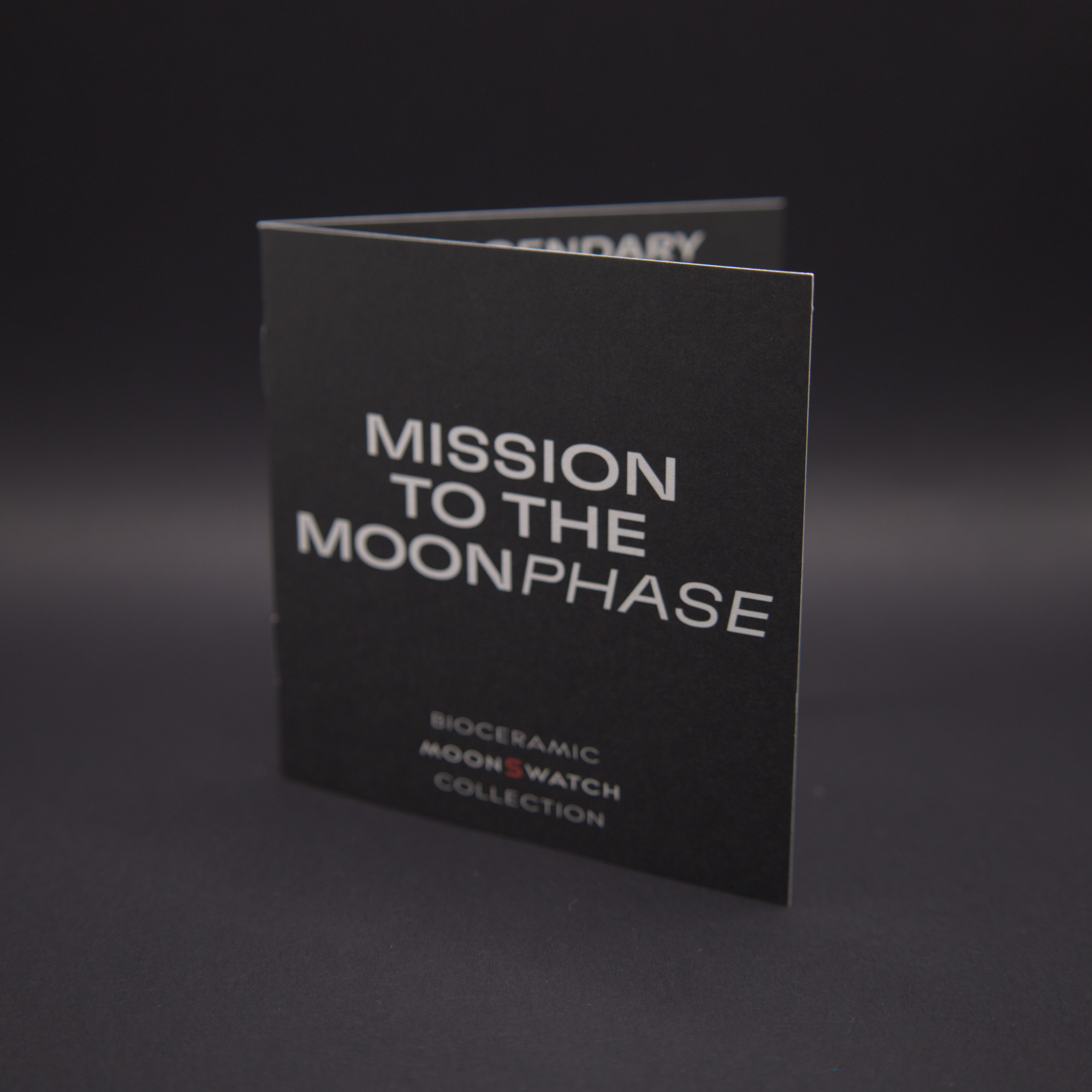 Swatch Chronograph Swatch x Omega Moonswatch Mission to the Moonphase "Snoopy" New Moon